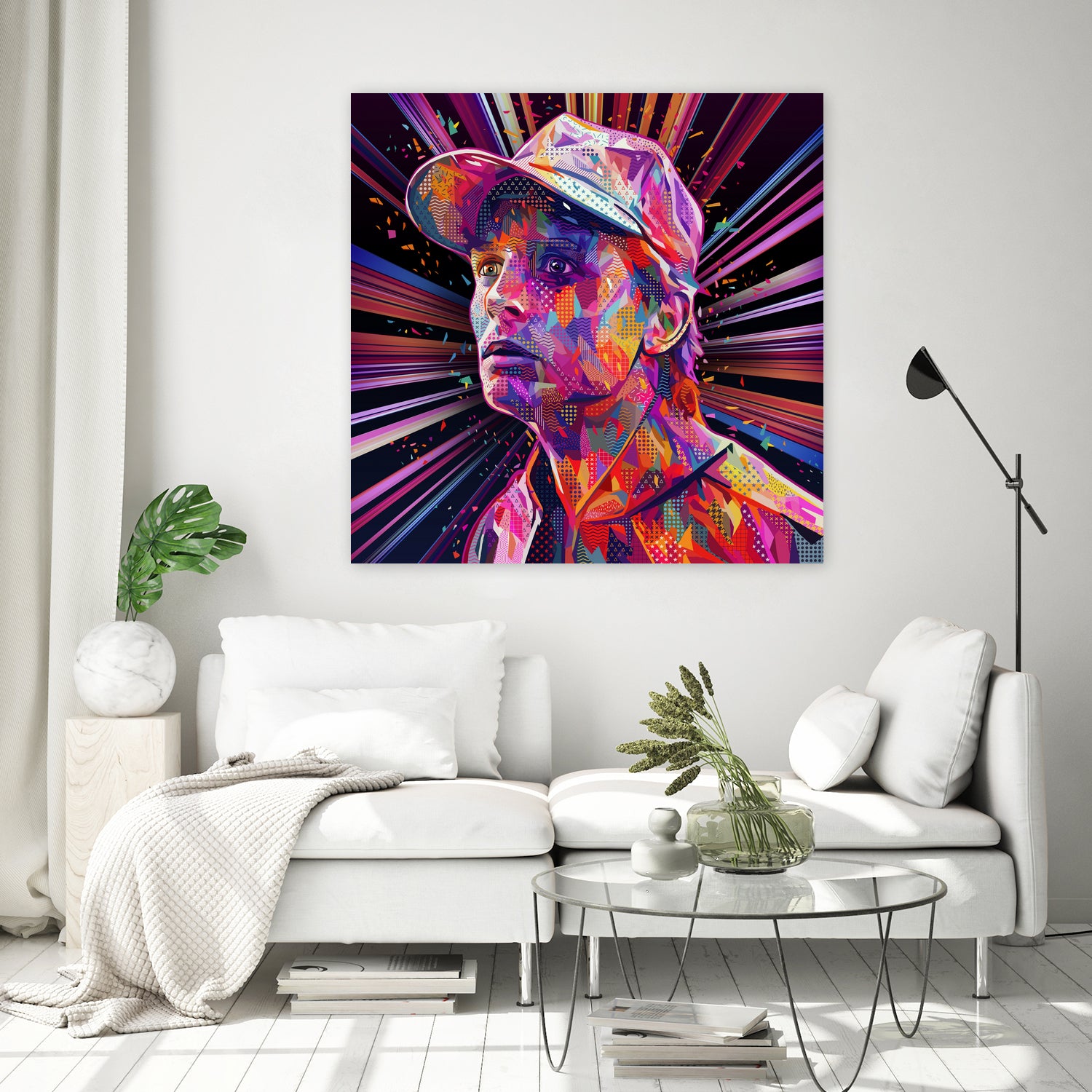 Marty Pop by Alessandro Pautasso on GIANT ART - fuchsia digital painting