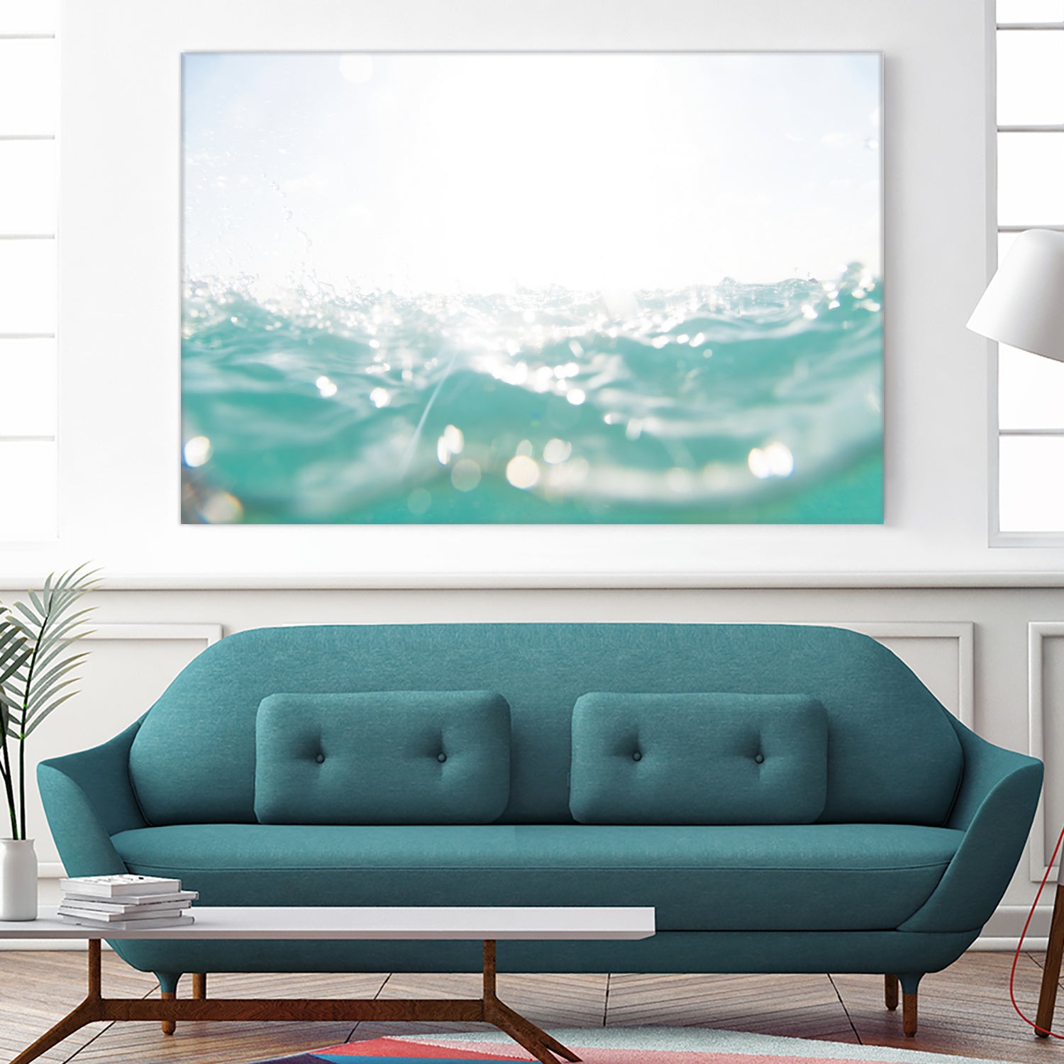 Dreaming in the Caribbean Sea 1 by AnitasBellasArt on GIANT ART - blue coastal