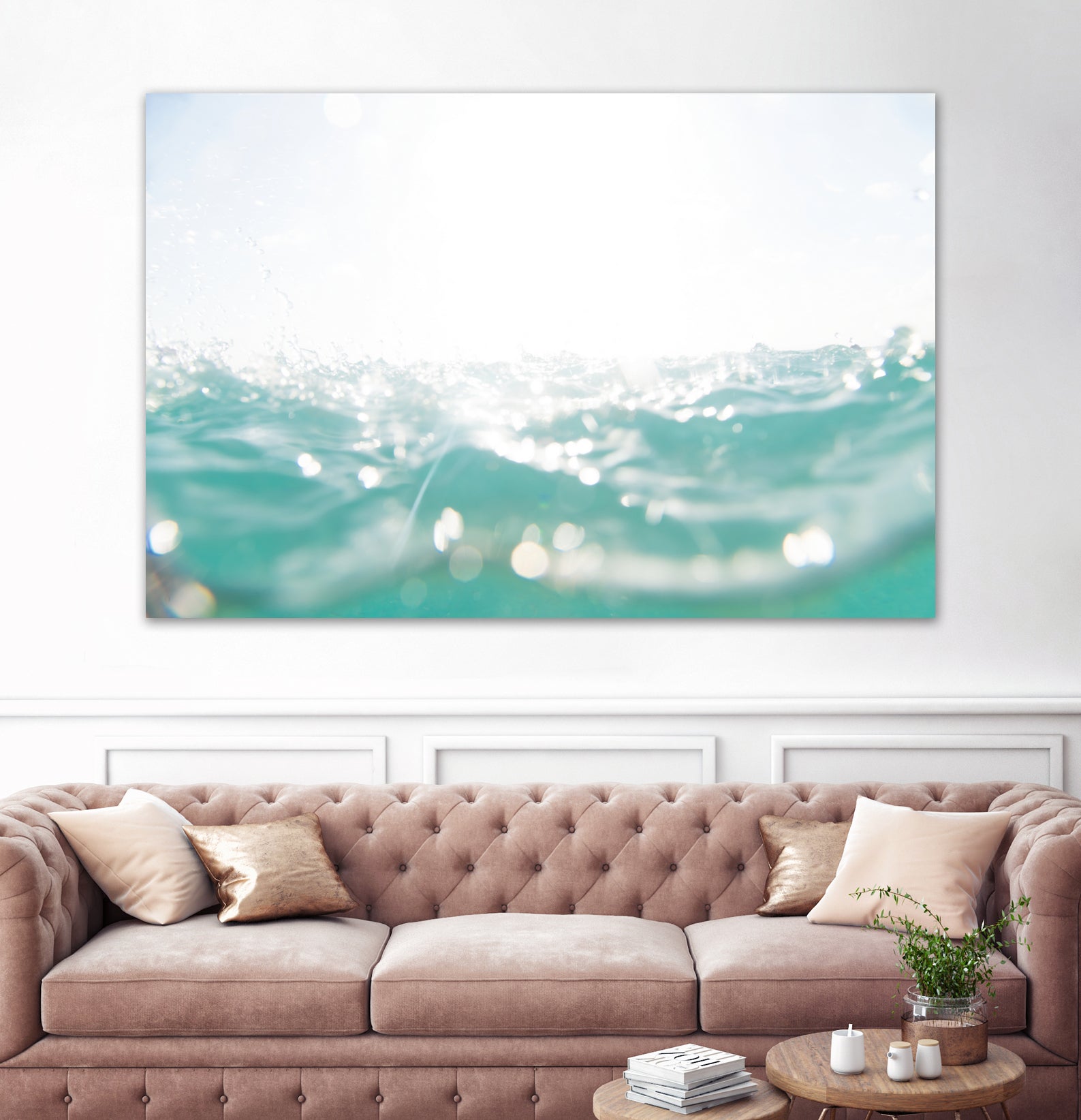 Dreaming in the Caribbean Sea 1 by AnitasBellasArt on GIANT ART - blue coastal