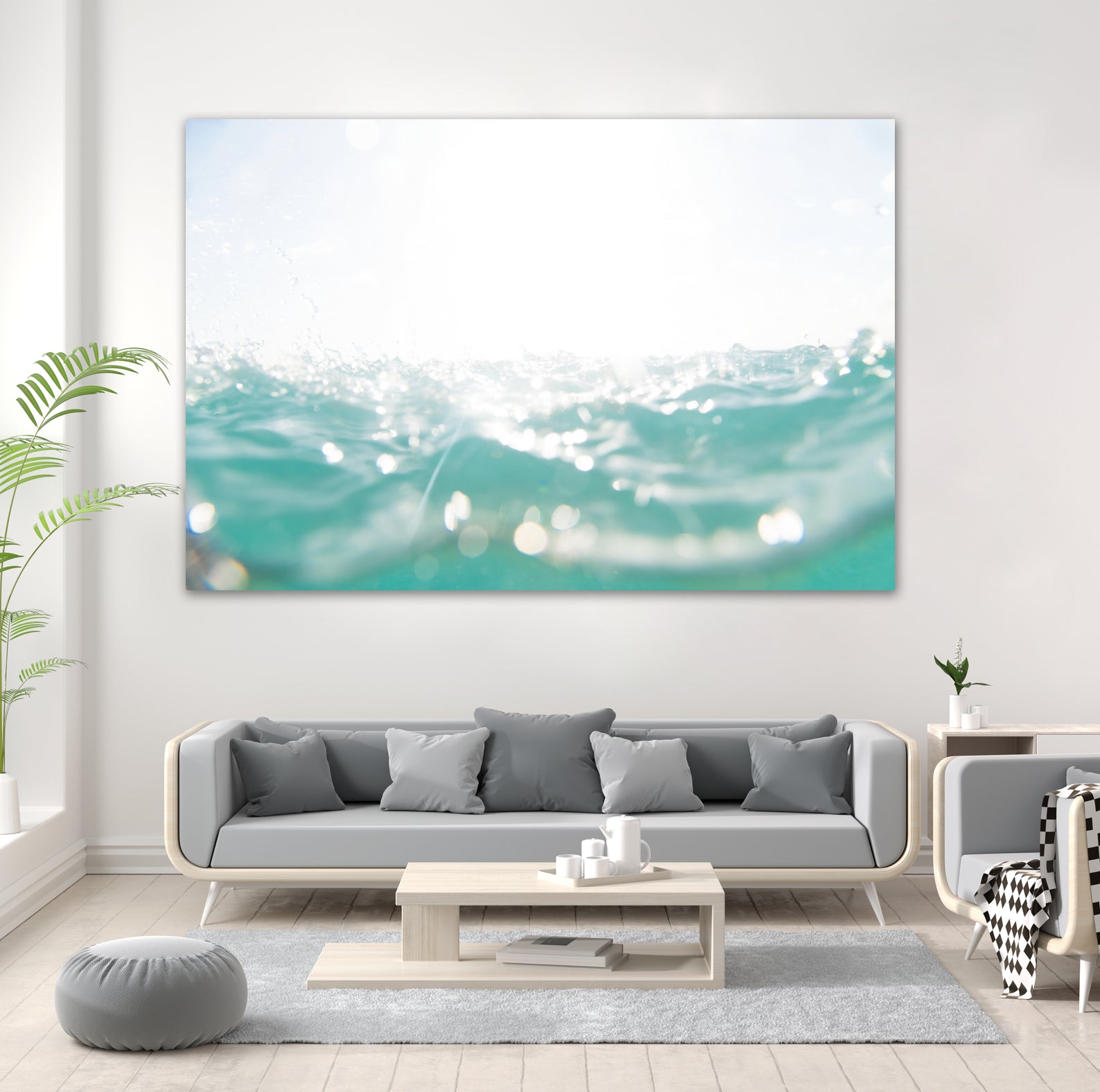 Dreaming in the Caribbean Sea 1 by AnitasBellasArt on GIANT ART - blue coastal