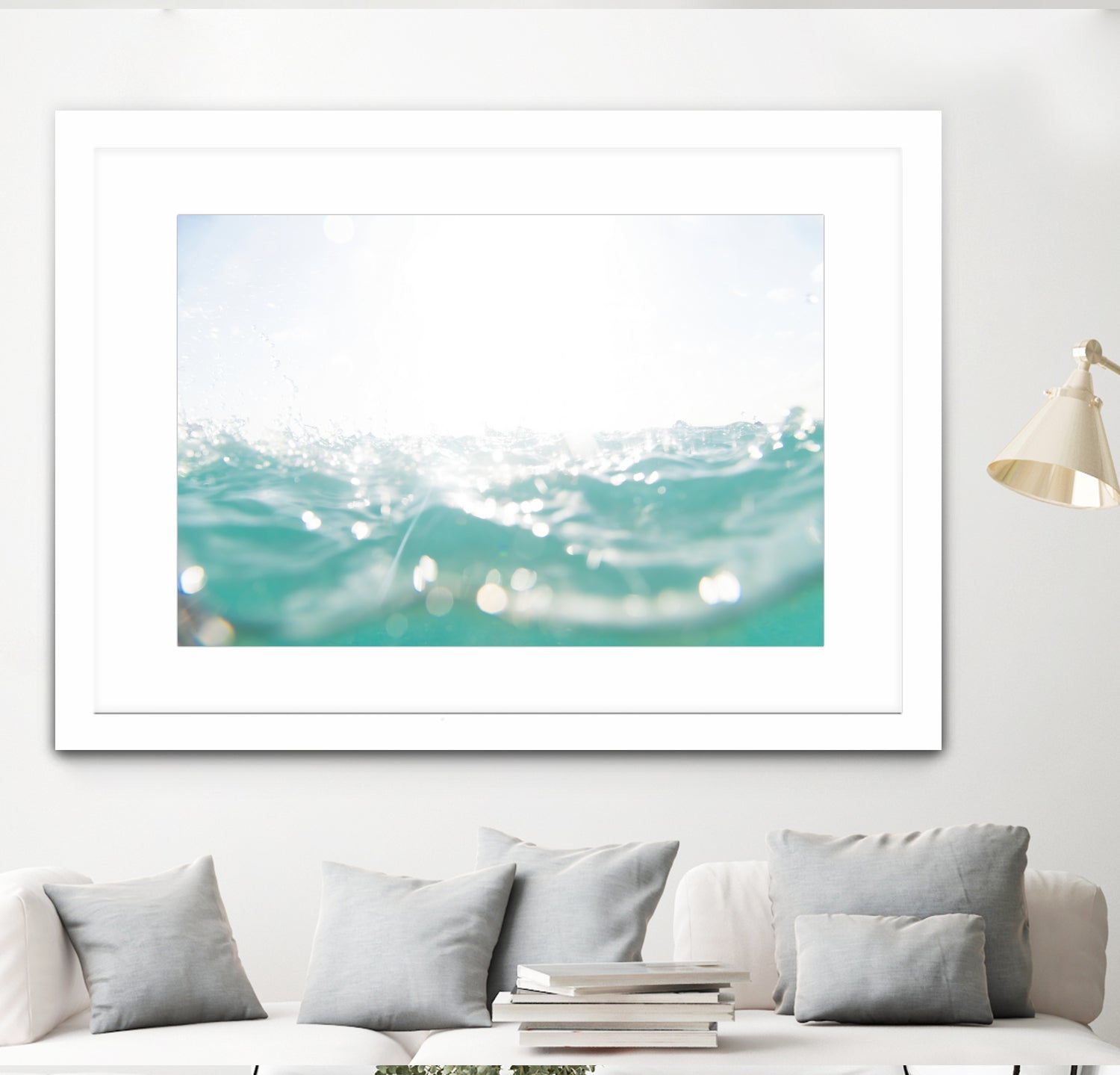 Dreaming in the Caribbean Sea 1 by AnitasBellasArt on GIANT ART - blue coastal