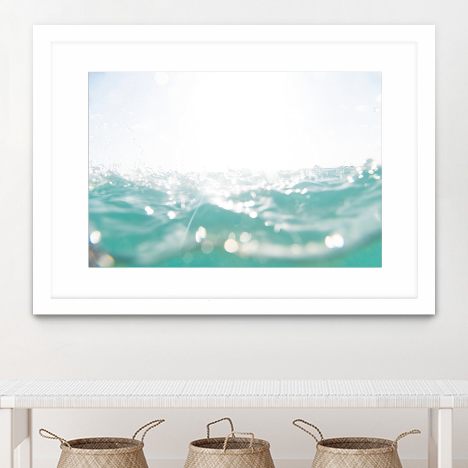 Dreaming in the Caribbean Sea 1 by AnitasBellasArt on GIANT ART - blue coastal
