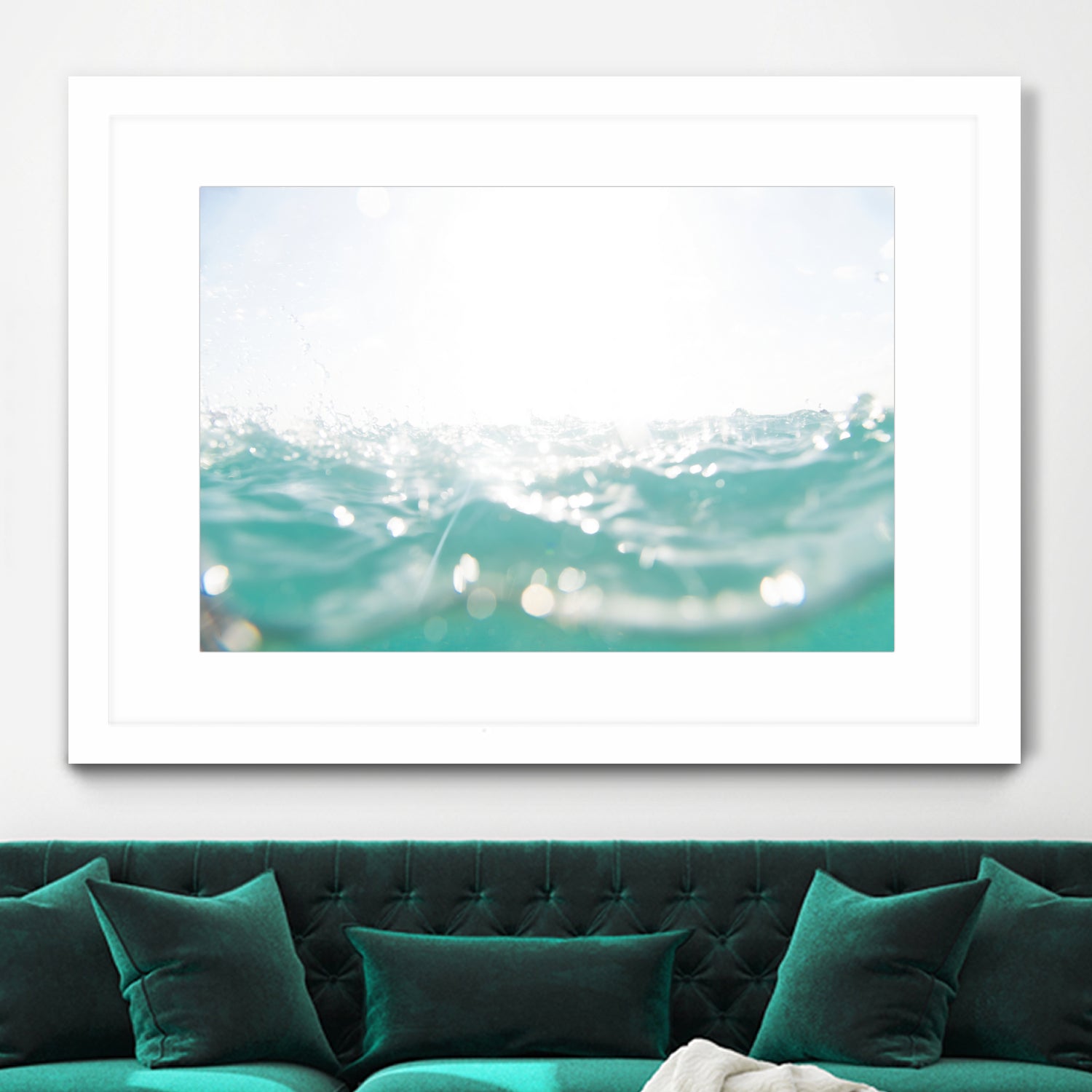 Dreaming in the Caribbean Sea 1 by AnitasBellasArt on GIANT ART - blue coastal