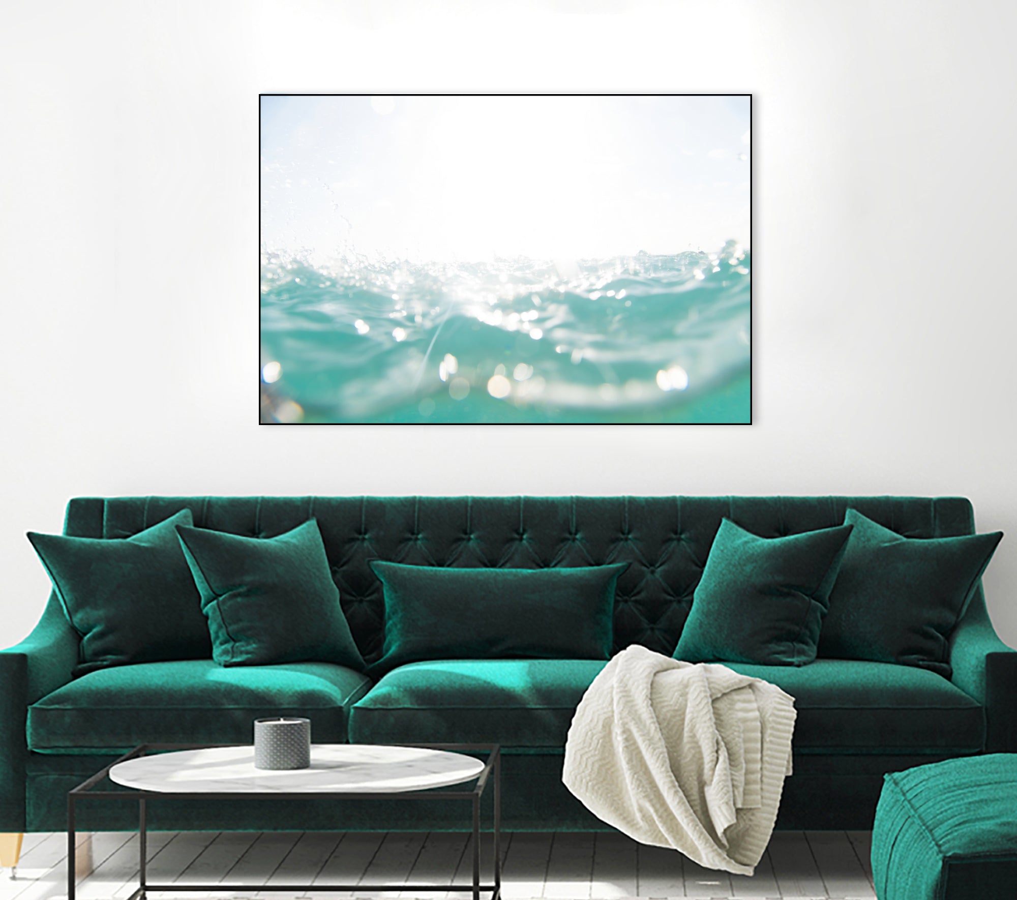 Dreaming in the Caribbean Sea 1 by AnitasBellasArt on GIANT ART - blue coastal