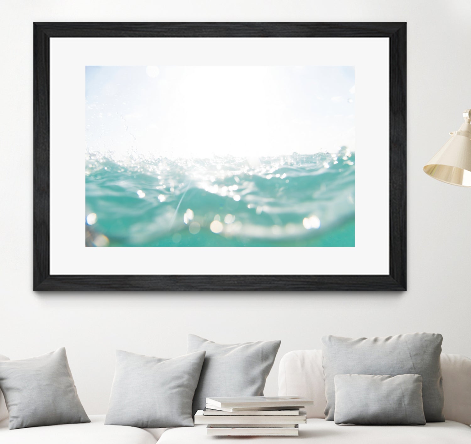Dreaming in the Caribbean Sea 1 by AnitasBellasArt on GIANT ART - blue coastal