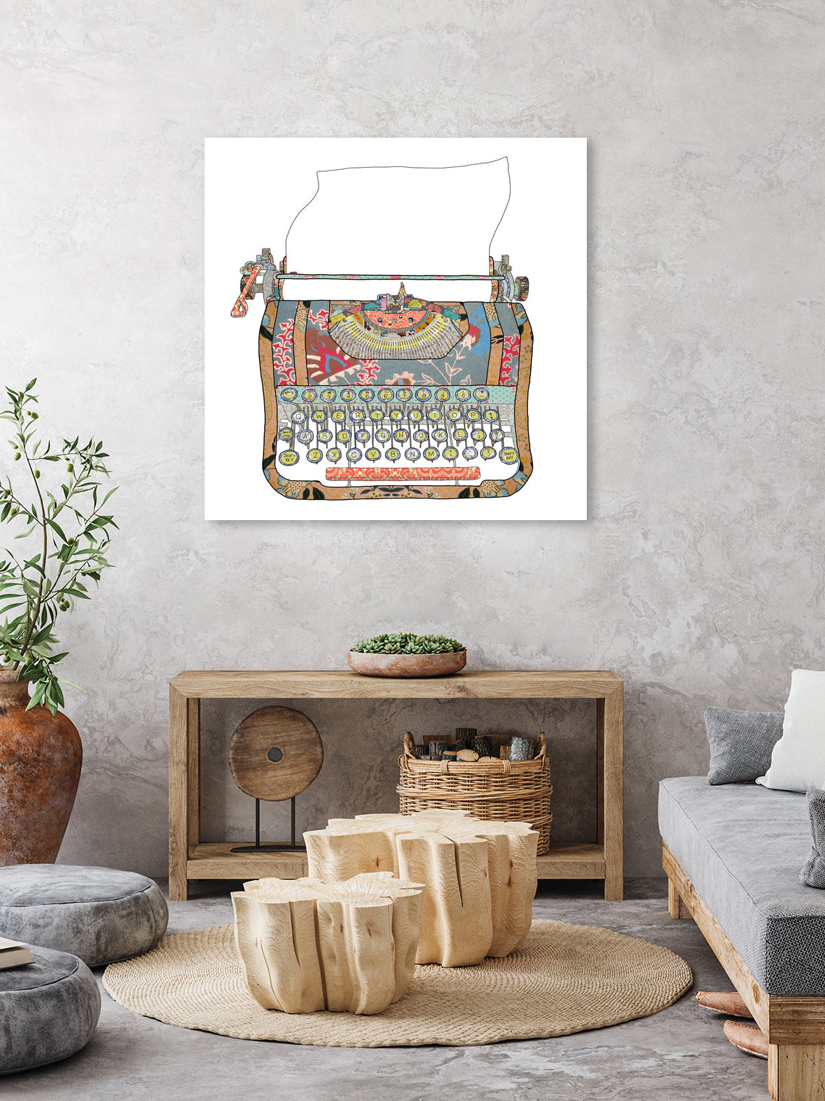 I DON'T KNOW WHAT TO WRITE YOU by Bianca Green on GIANT ART - blue digital drawing