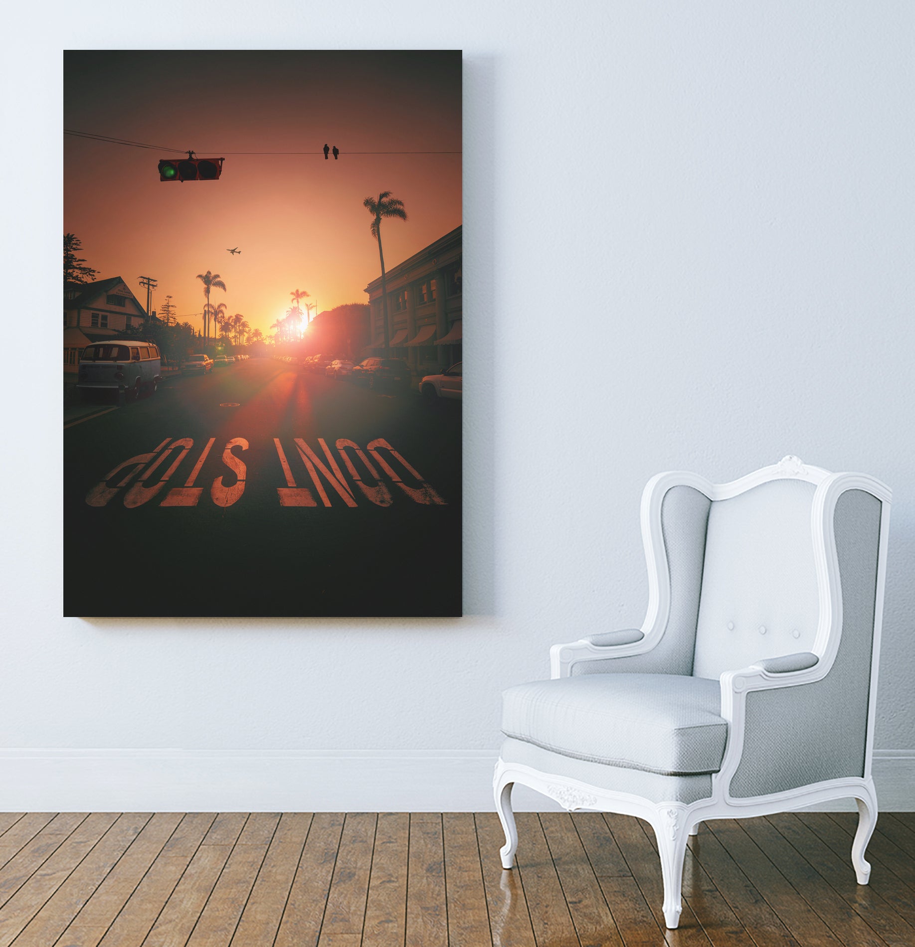 DONT STOP by Jonas Loose on GIANT ART - orange photo manipulation