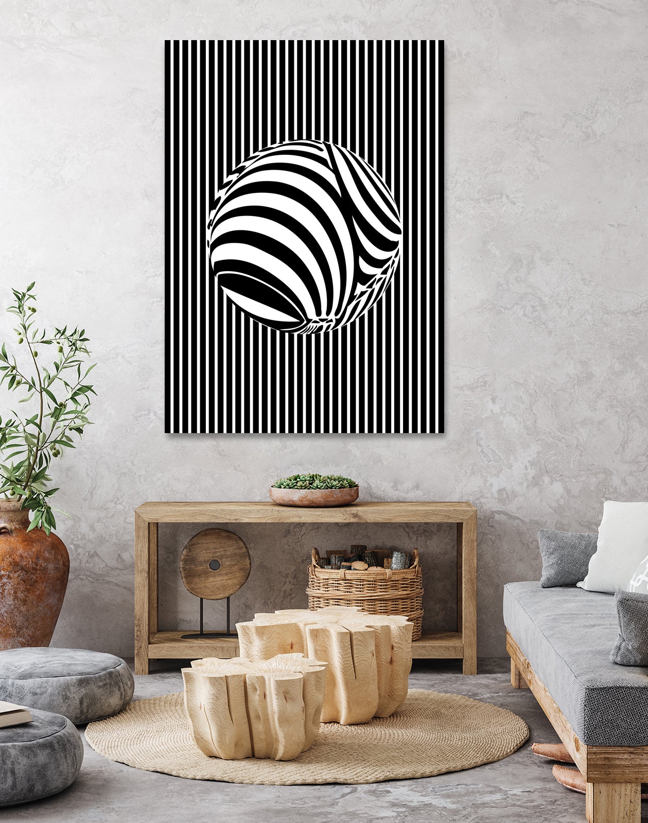Geometric Refraction by Barrett Biggers on GIANT ART - black vector illustration