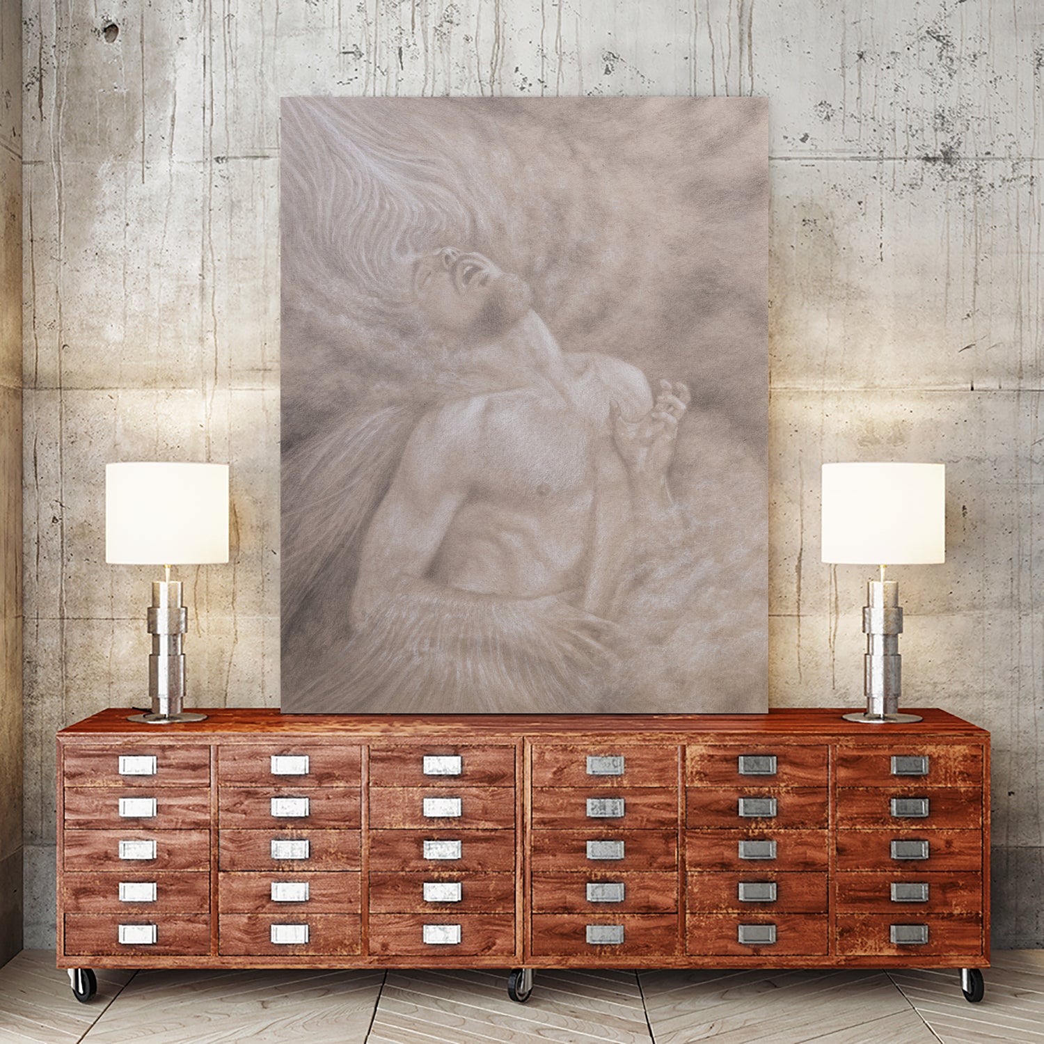 Azoth by Kevin Campeau on GIANT ART - gray mixed media