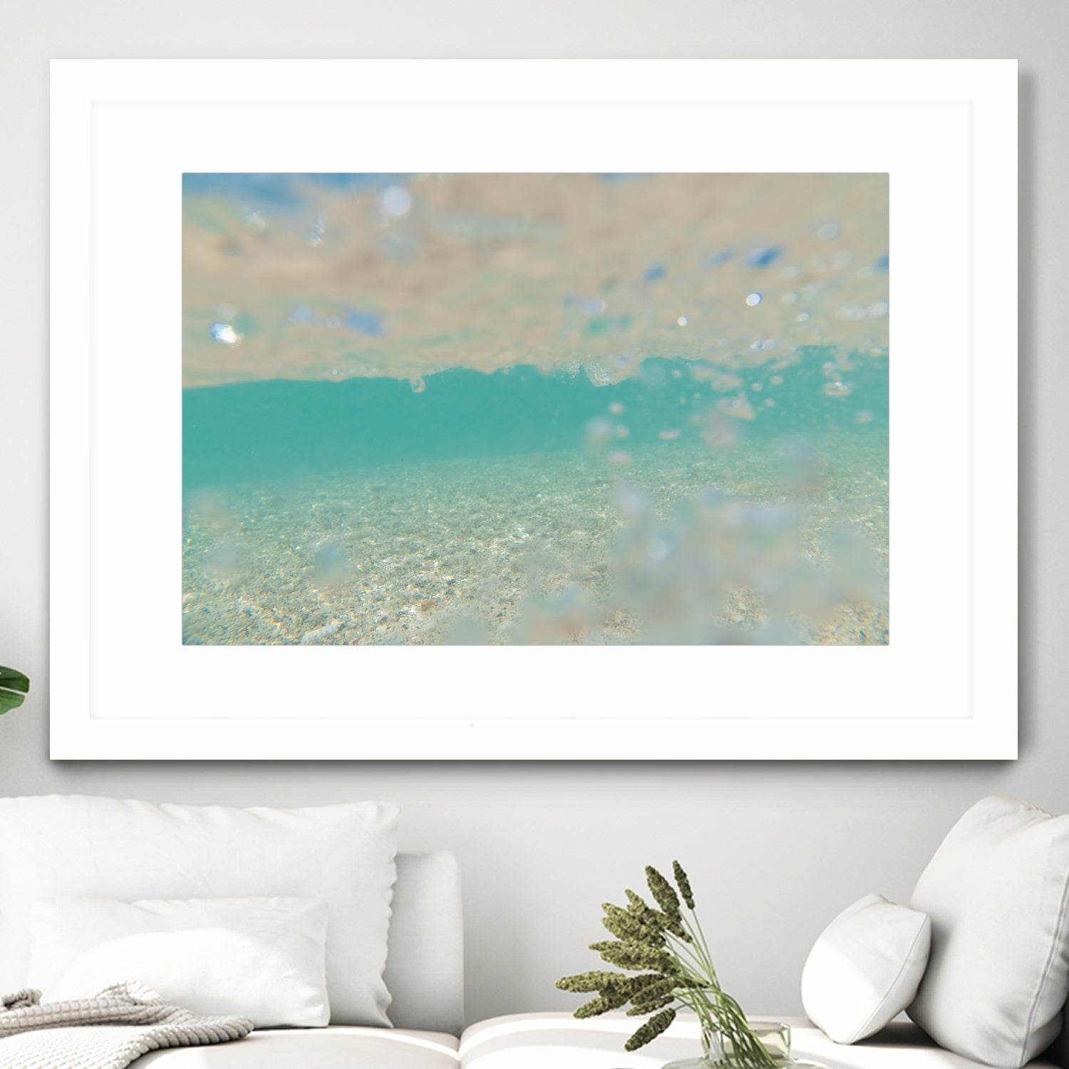 Ocean Mermaid Sea Sparkles Dream 1 by AnitasBellasArt on GIANT ART - blue coastal