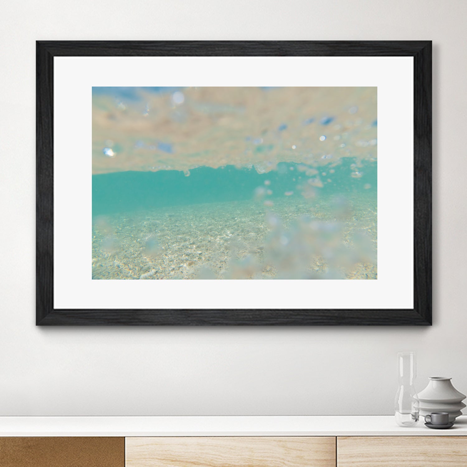 Ocean Mermaid Sea Sparkles Dream 1 by AnitasBellasArt on GIANT ART - blue coastal