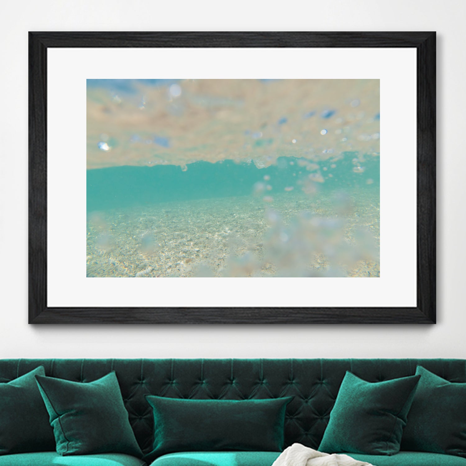 Ocean Mermaid Sea Sparkles Dream 1 by AnitasBellasArt on GIANT ART - blue coastal