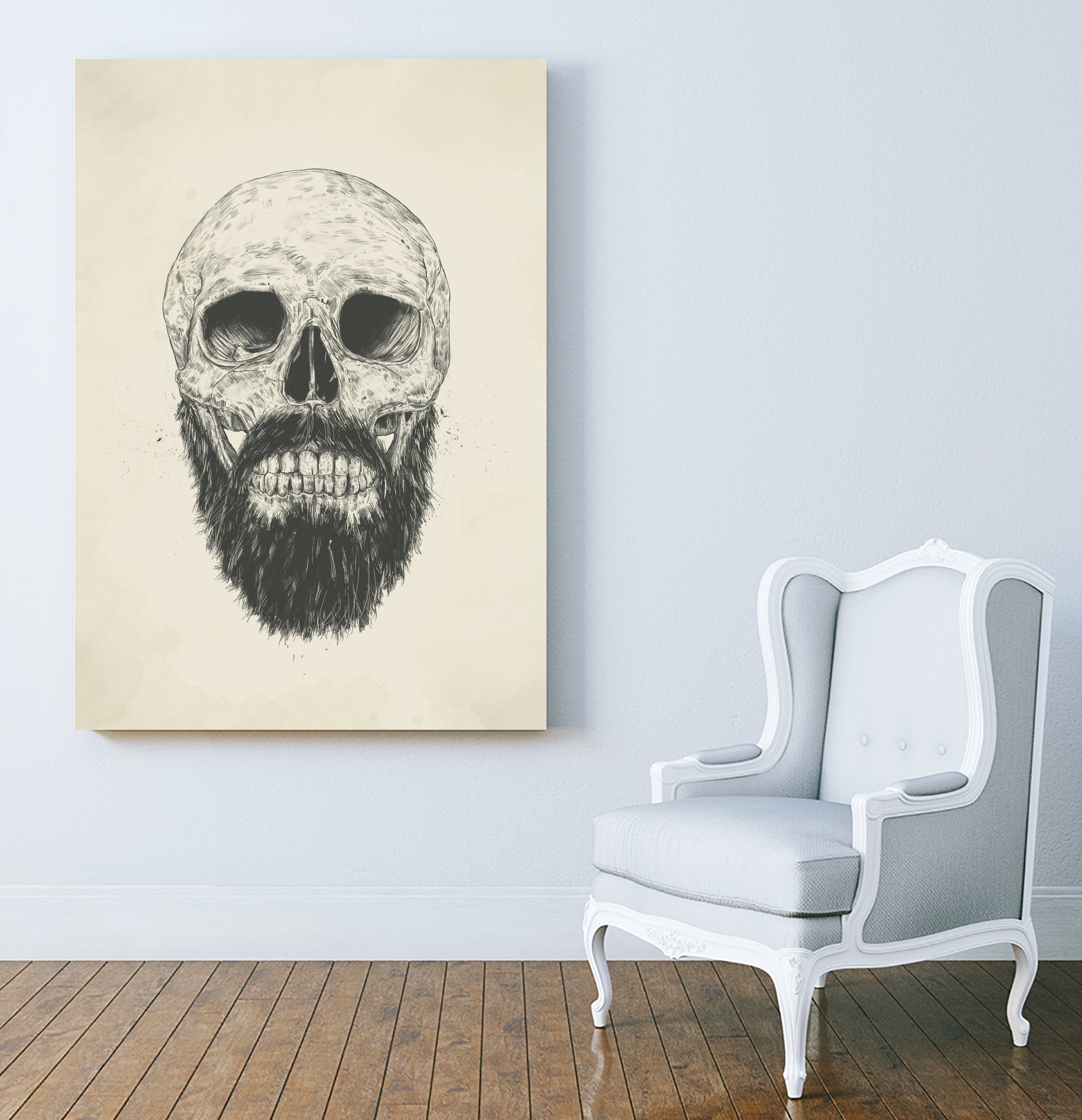 The beard is not dead by Solti Balázs on GIANT ART - brown digital drawing