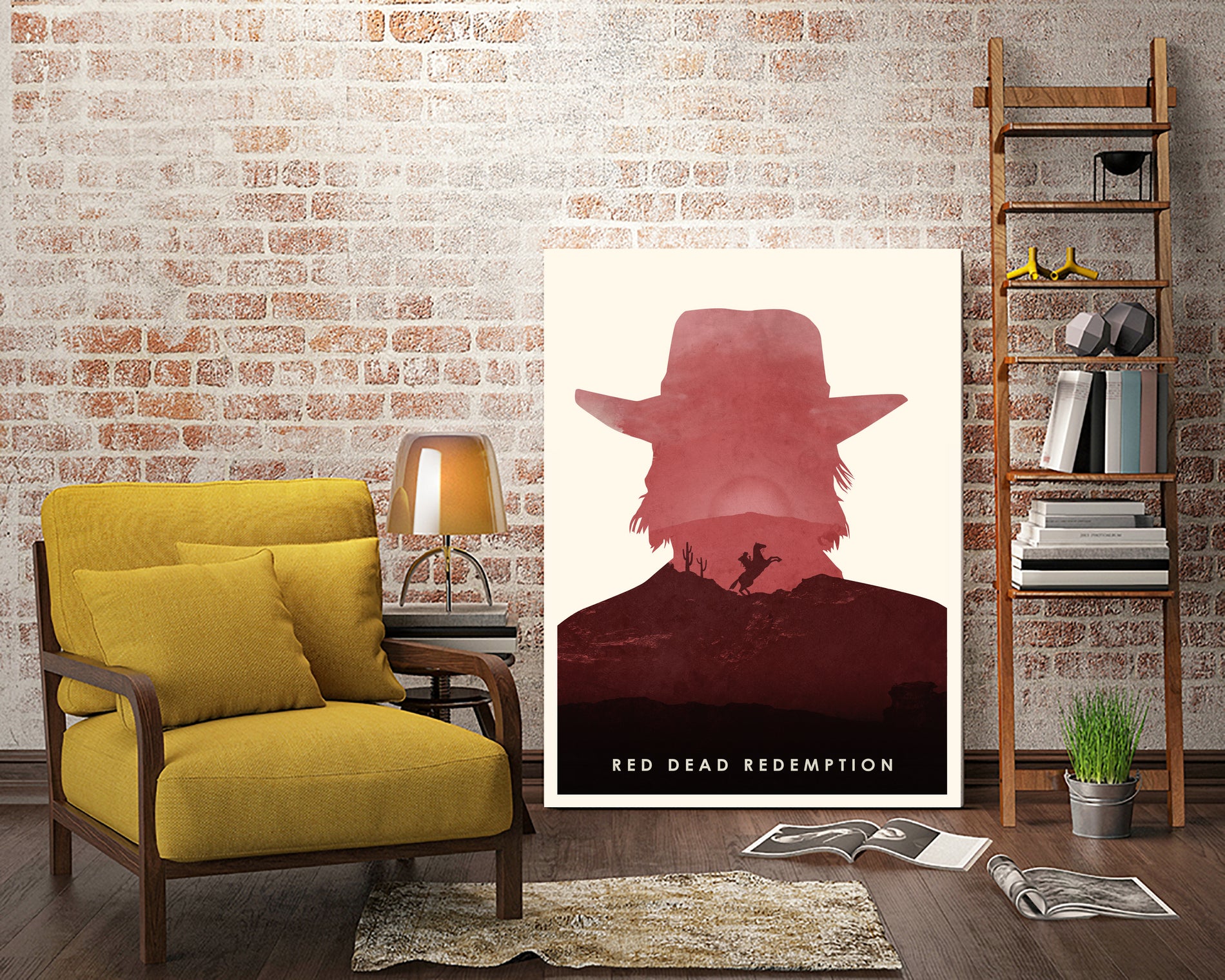 Red Dead Redemption by Ryan Ripley on GIANT ART - red digital drawing