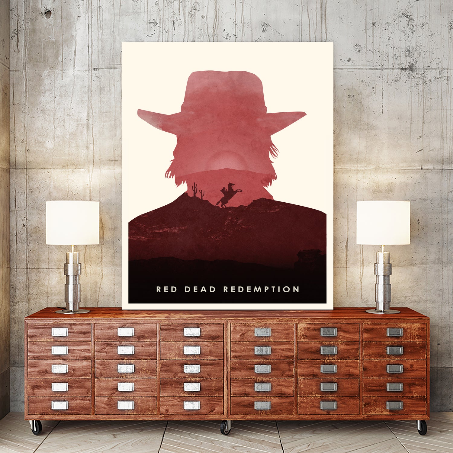 Red Dead Redemption by Ryan Ripley on GIANT ART - red digital drawing