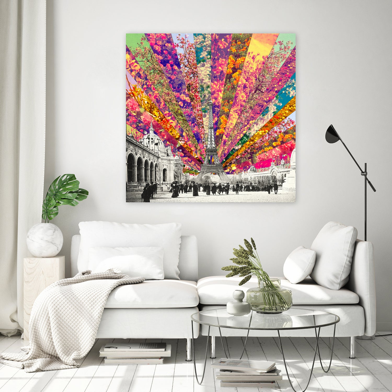 Vintage Paris by Bianca Green on GIANT ART - red mixed media