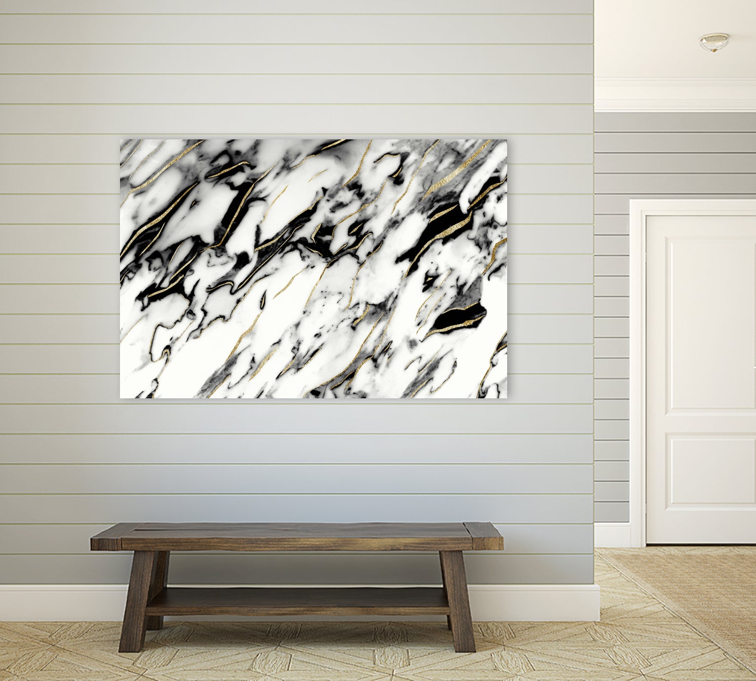 Classic White Marble Gold Foil Glam #1 #marble #decor #art by Anita & Bella Jantz on GIANT ART - white photo illustration