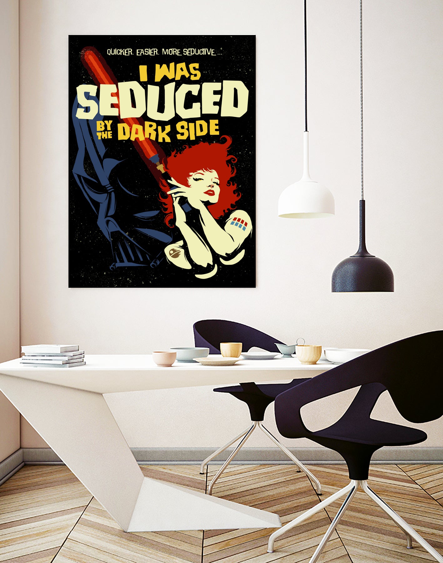 Seduced by the Dark Side by Bily Mariano da Luz on GIANT ART - black digital drawing