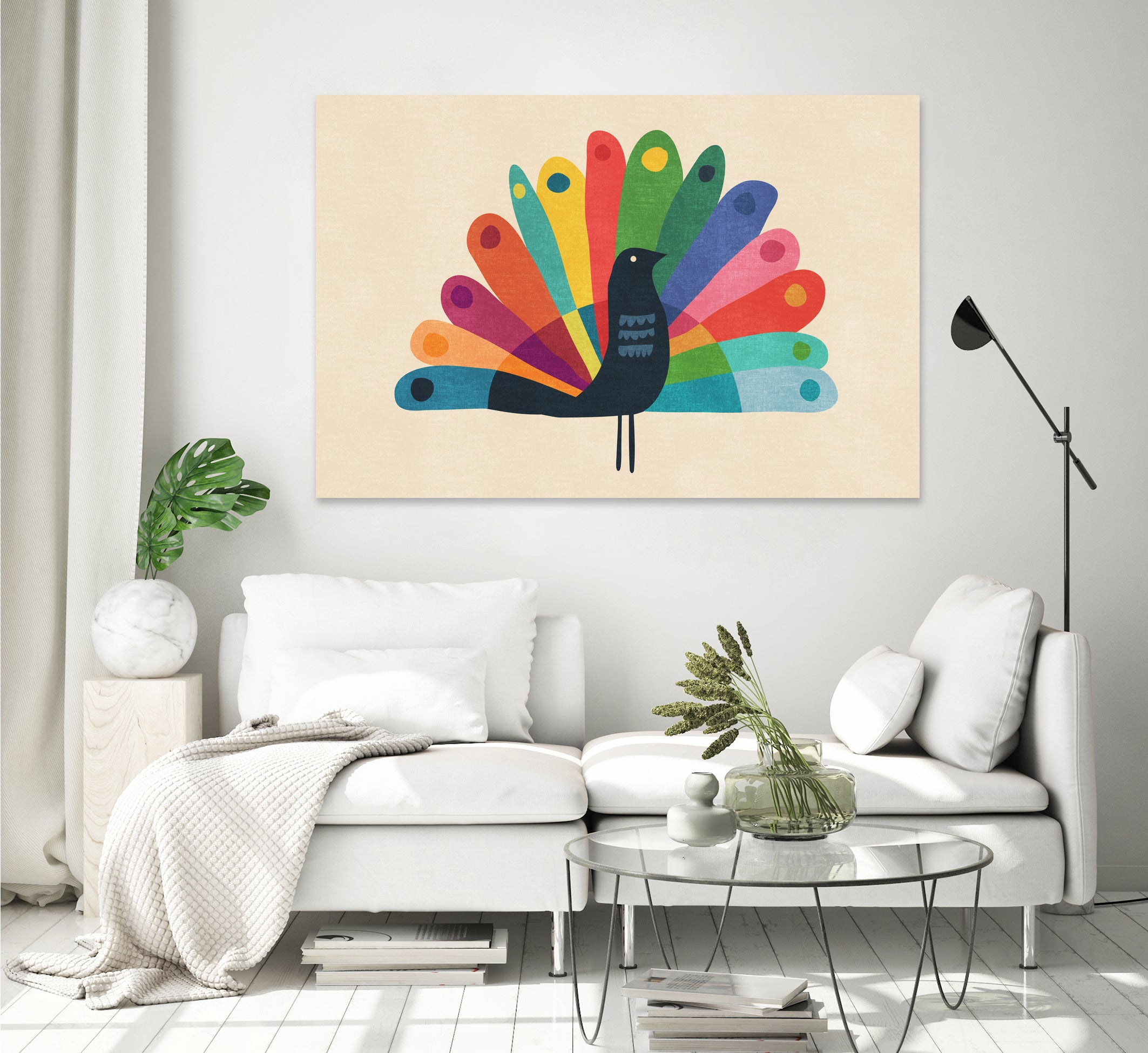 Whimsical Peacock by Budi Satria Kompoi on GIANT ART - mixed media