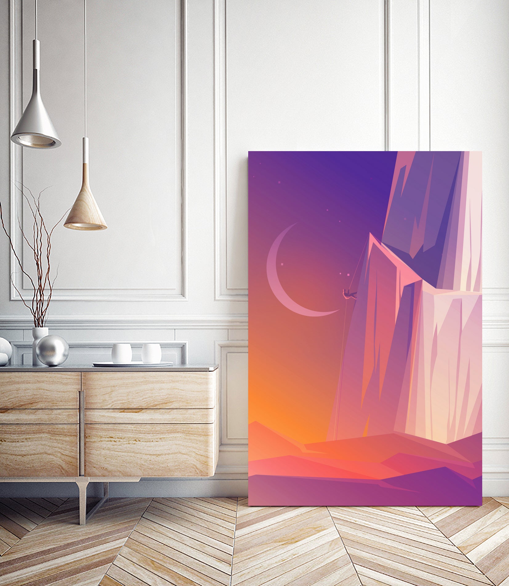 Climber by Diana Hlevnjak on GIANT ART - fuchsia digital drawing