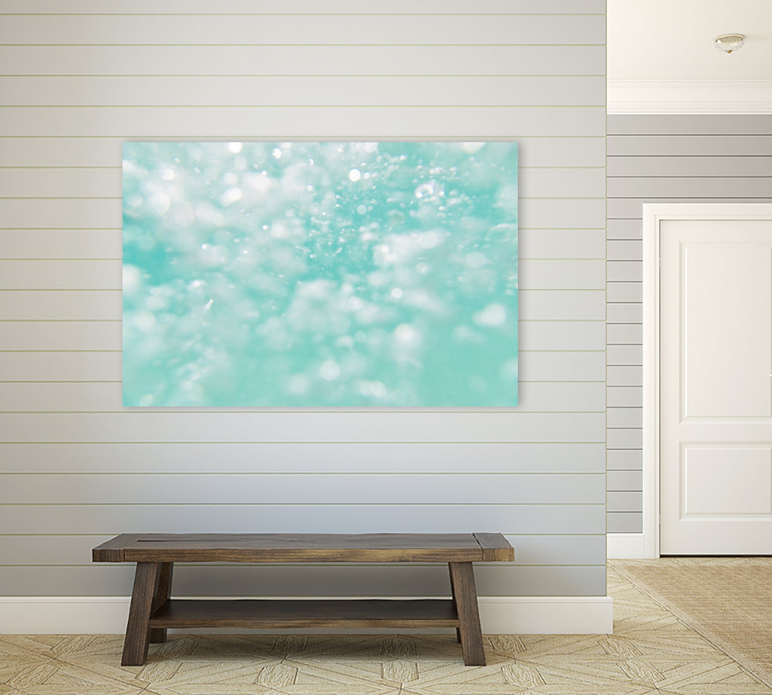 Underwater Caribbean Bubbles Dream 1 by AnitasBellasArt on GIANT ART - blue coastal