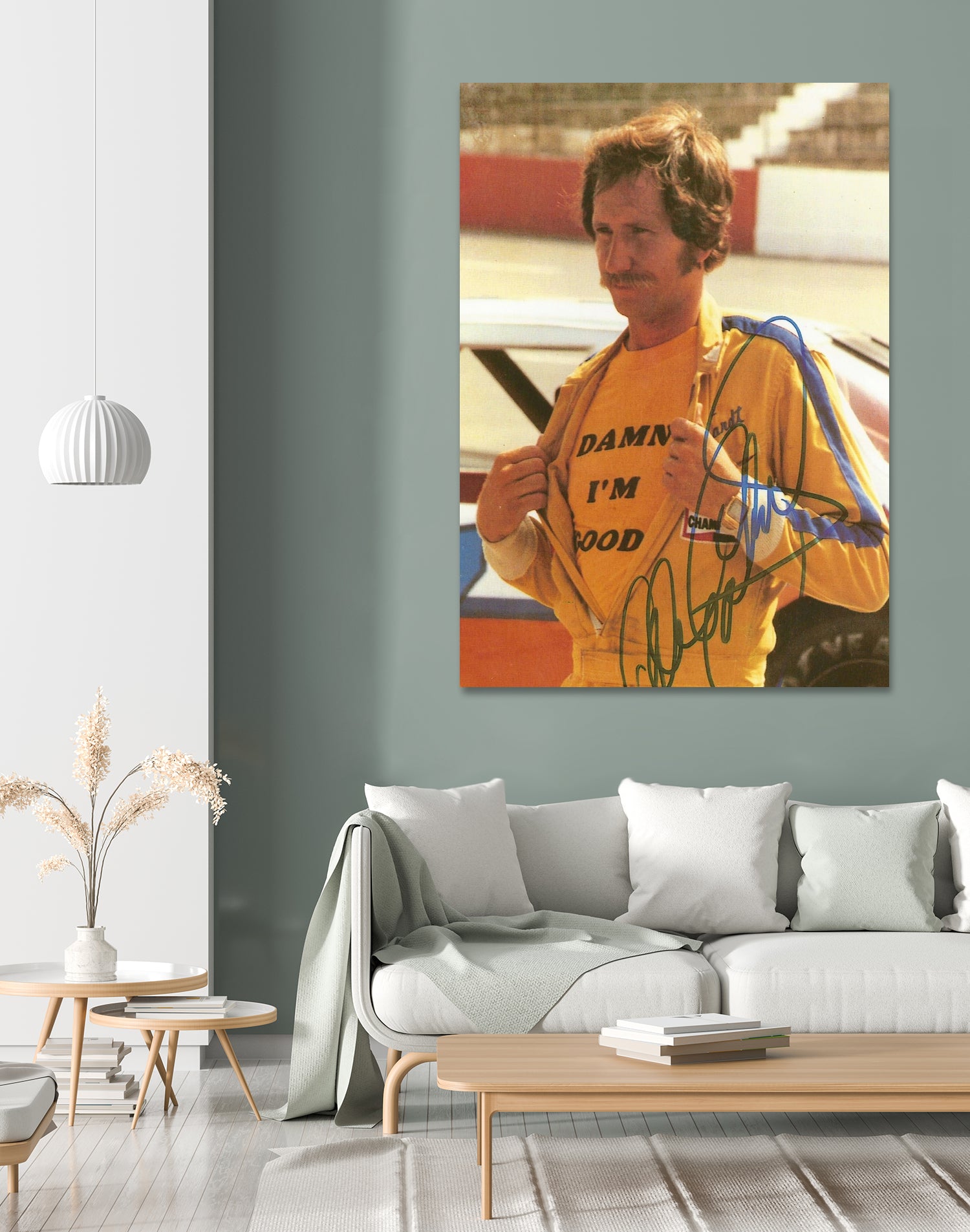 Damn I’m Good, Dale Earnhardt, The Intimidator, NASCAR by ALMA Studio on GIANT ART - brown photo manipulation