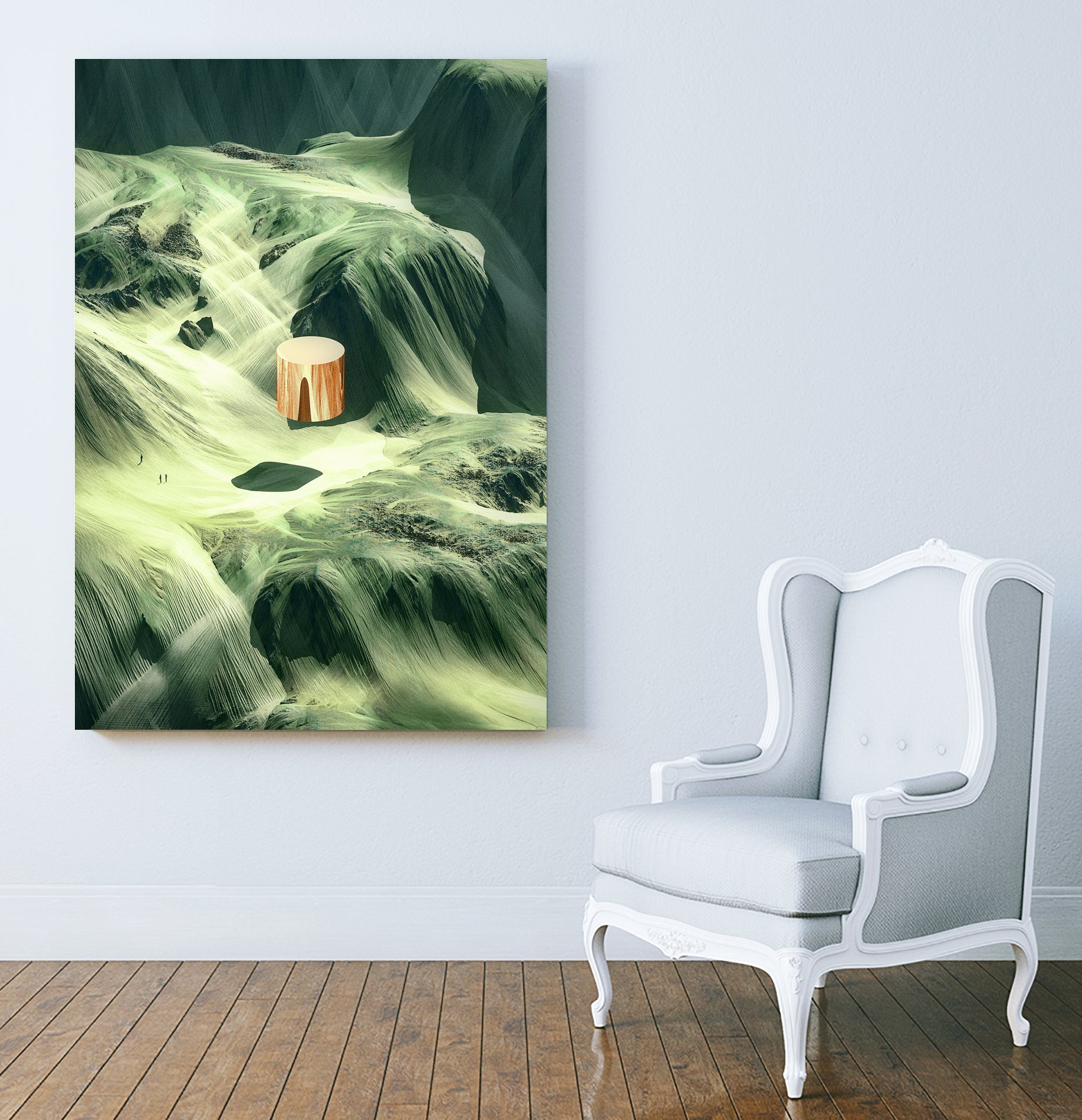 Shapes in Nature 6 by . Chaotic Atmospheres on GIANT ART - green digital painting