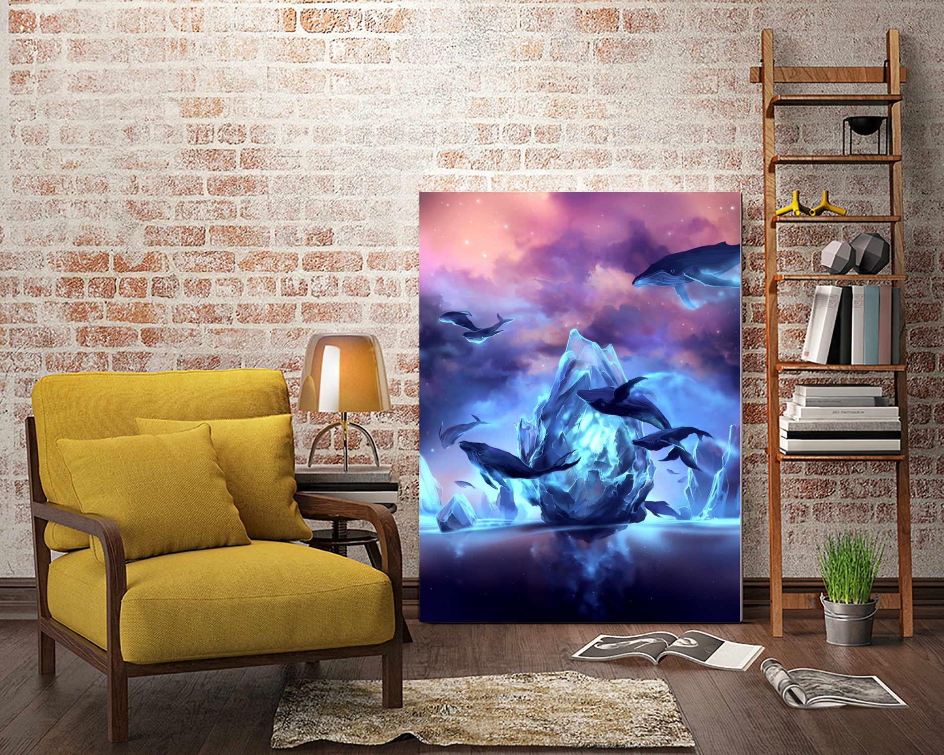 When the moon is closer by Cyril Rolando on GIANT ART - digital painting