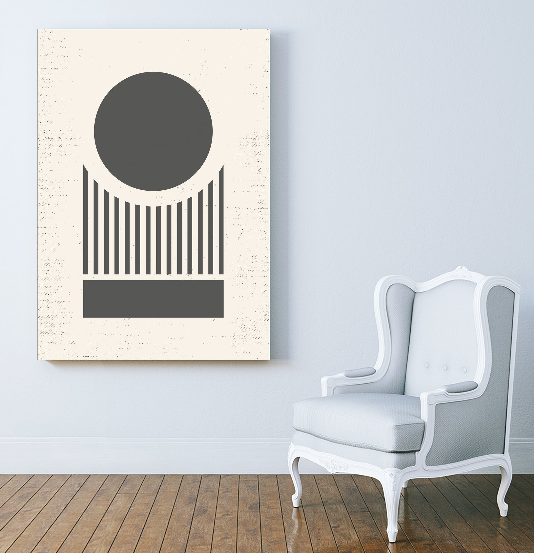 Mid Century Modern Geometry 02 by Studio North on GIANT ART - black digital drawing