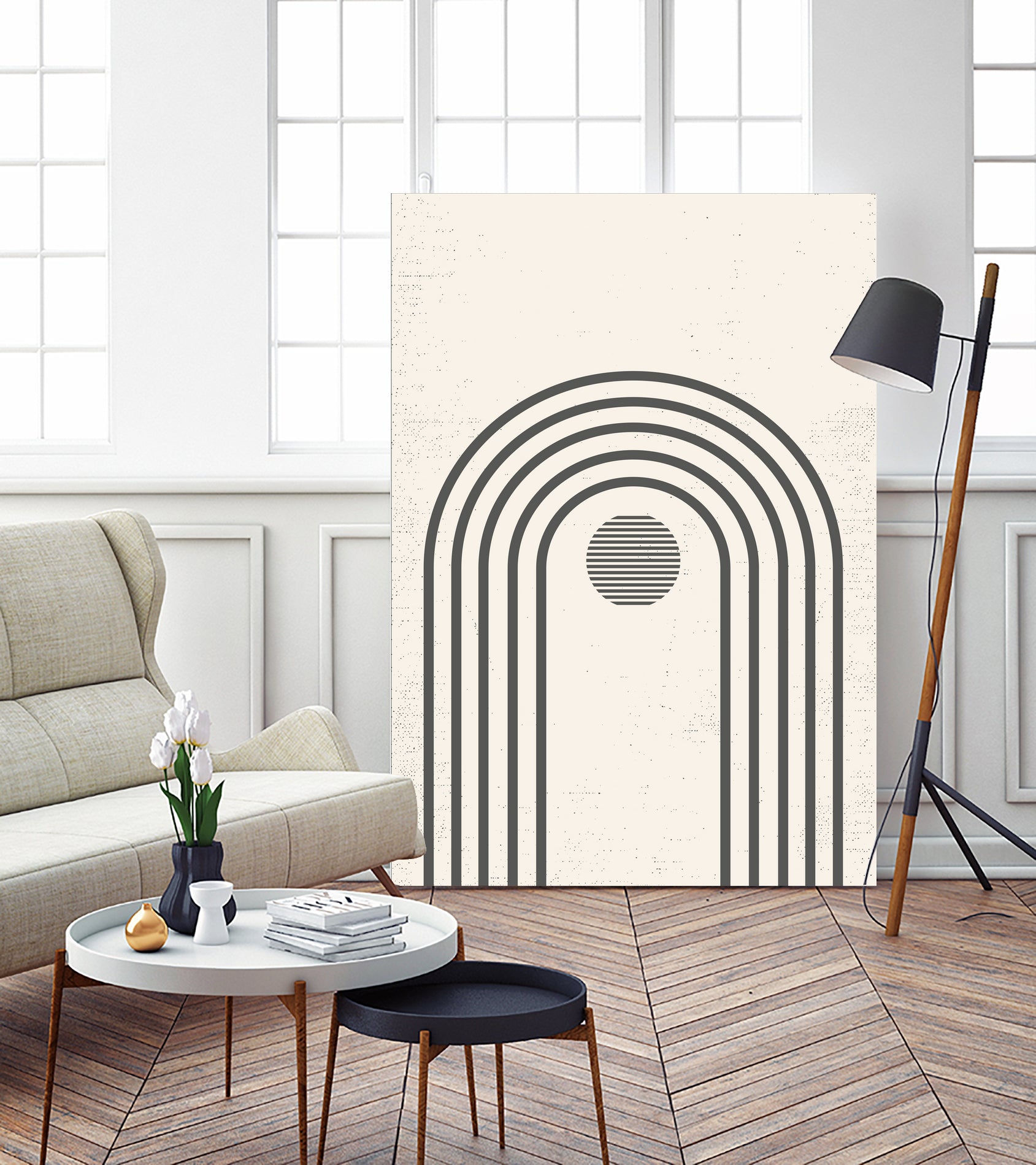 Here comes the rainbow by Studio North on GIANT ART - black digital drawing