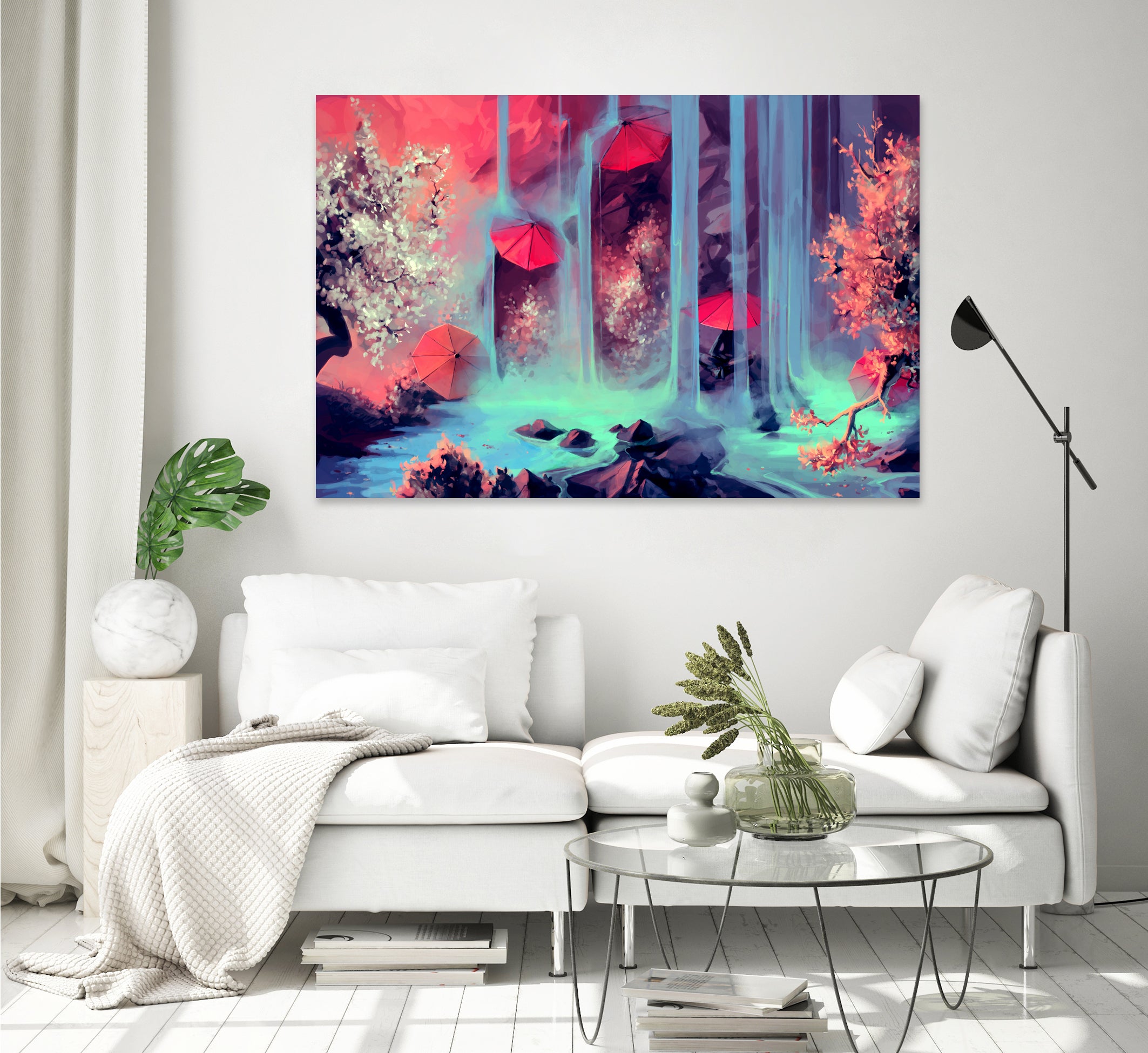 Protect me from what I want by Cyril Rolando on GIANT ART - pink digital painting