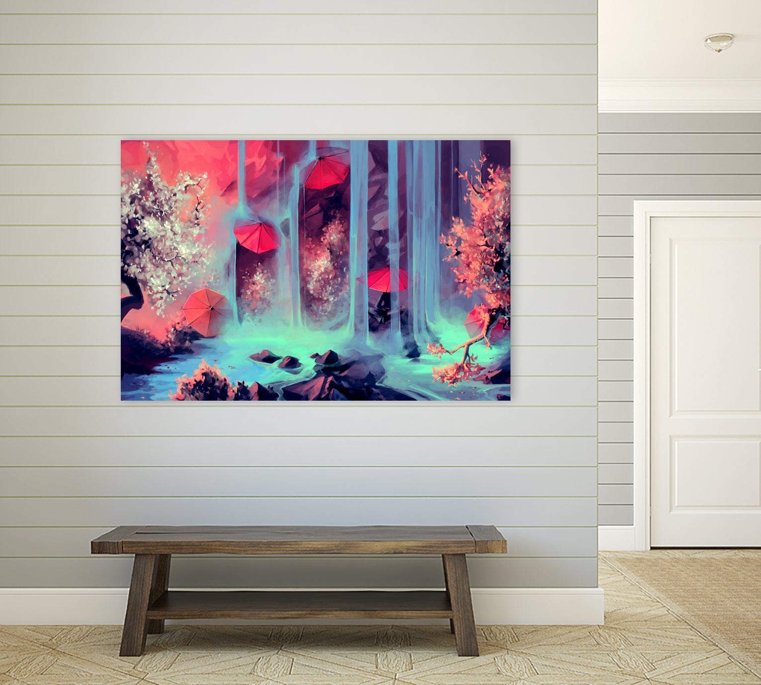 Protect me from what I want by Cyril Rolando on GIANT ART - pink digital painting