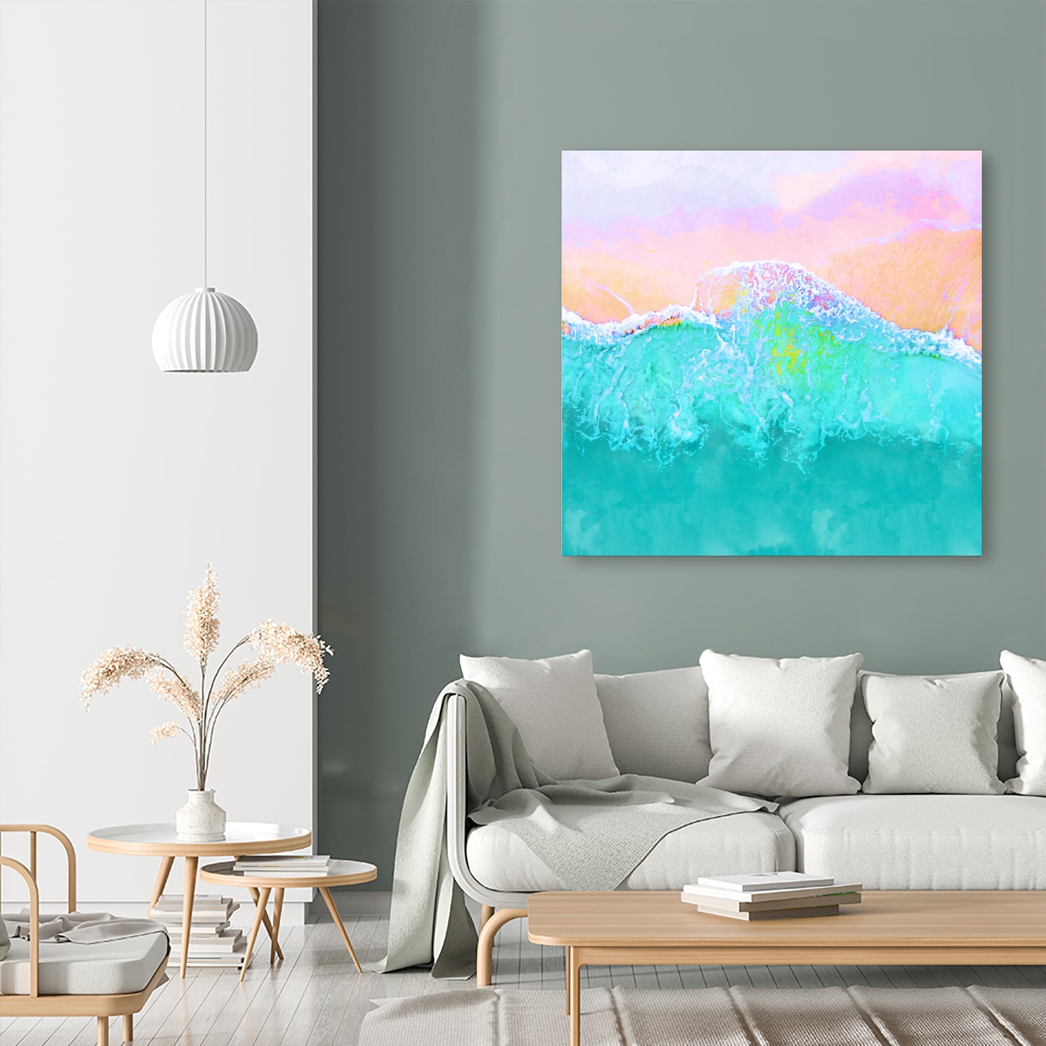The Sea by Uma Gokhale on GIANT ART - blue digital painting