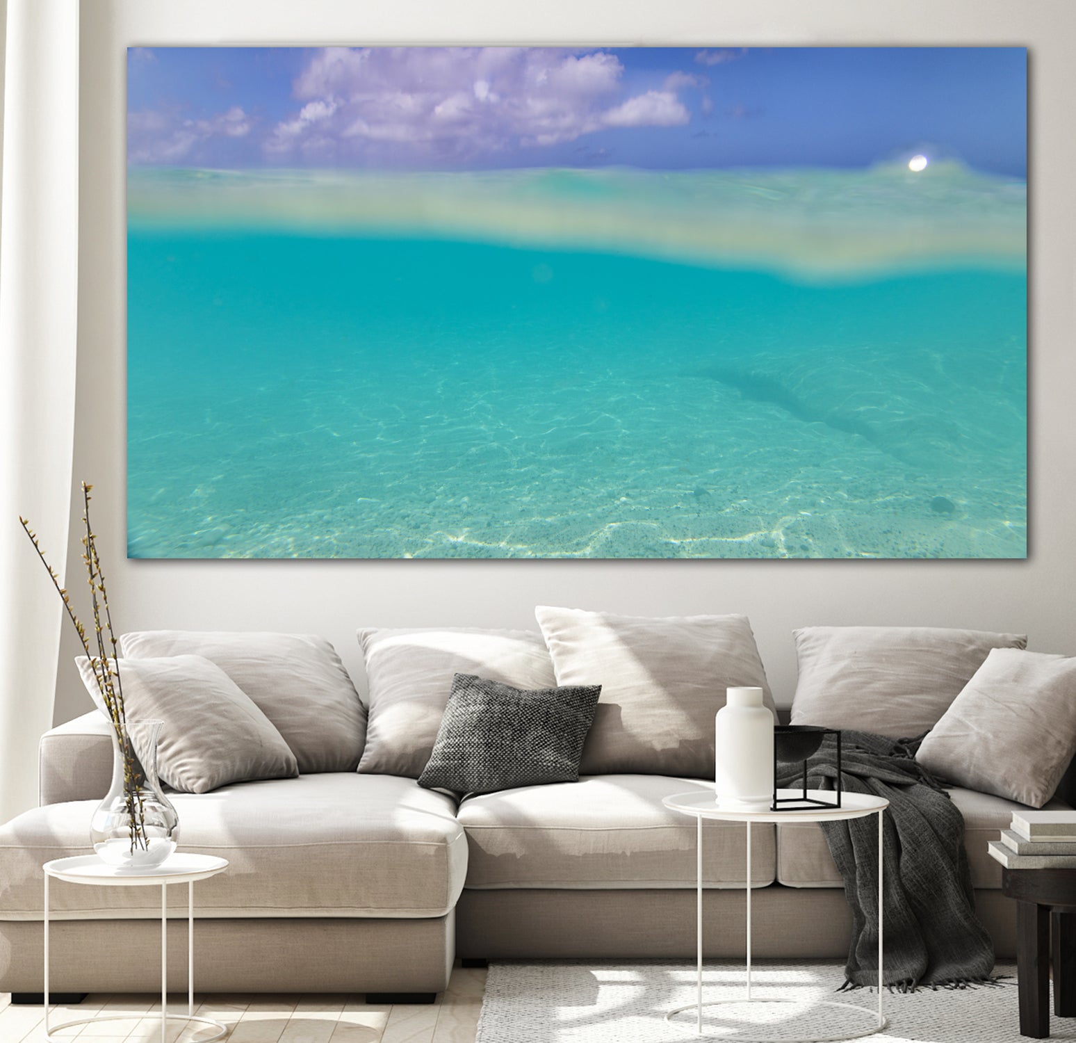 Underwater Caribbean Sea Dream 1 by ©AnitasBellasArt on GIANT ART - blue coastal sea,ocean,turquoise,water