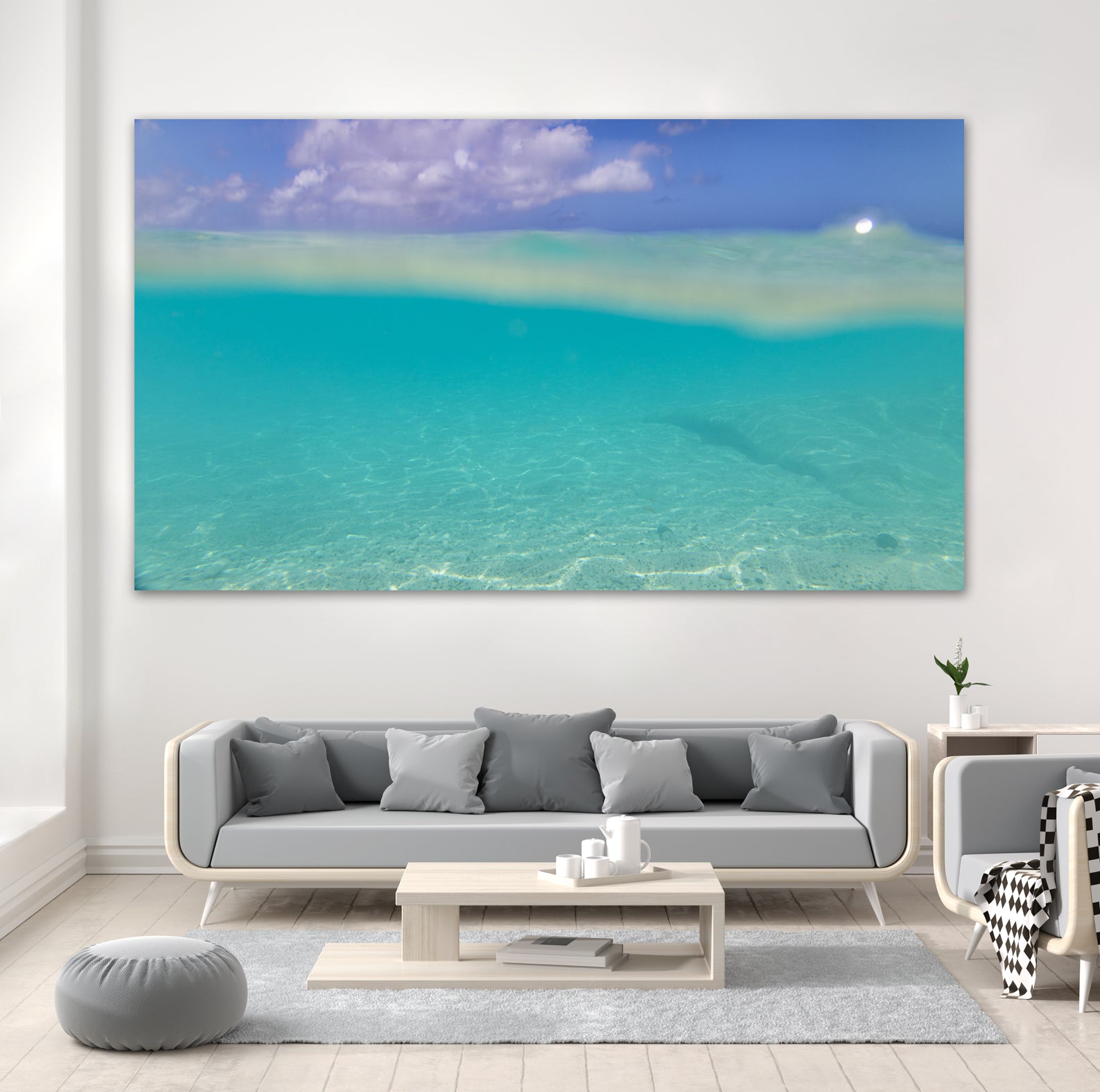 Underwater Caribbean Sea Dream 1 by ©AnitasBellasArt on GIANT ART - blue coastal sea,ocean,turquoise,water