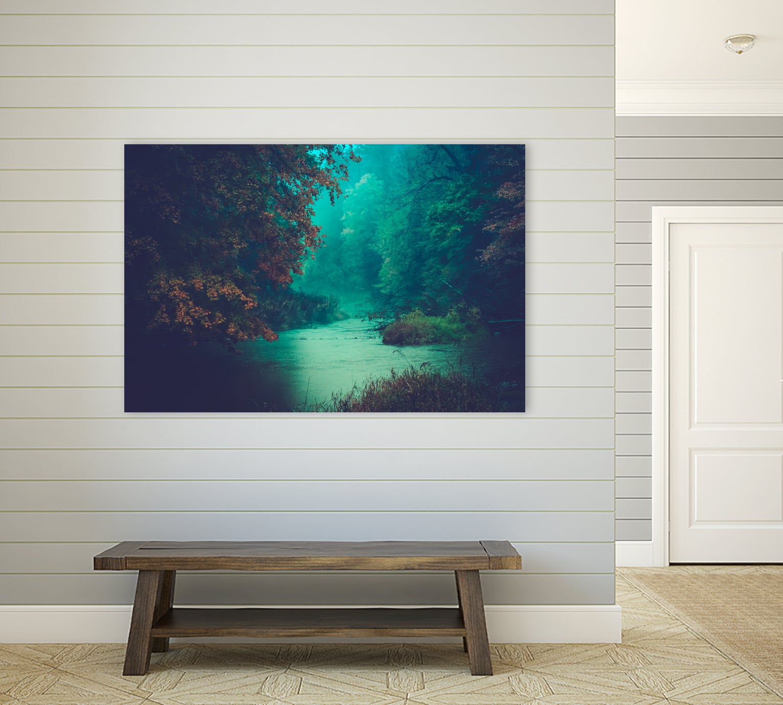 Sanctuary by Kristin Hunt on GIANT ART - blue processing/programming