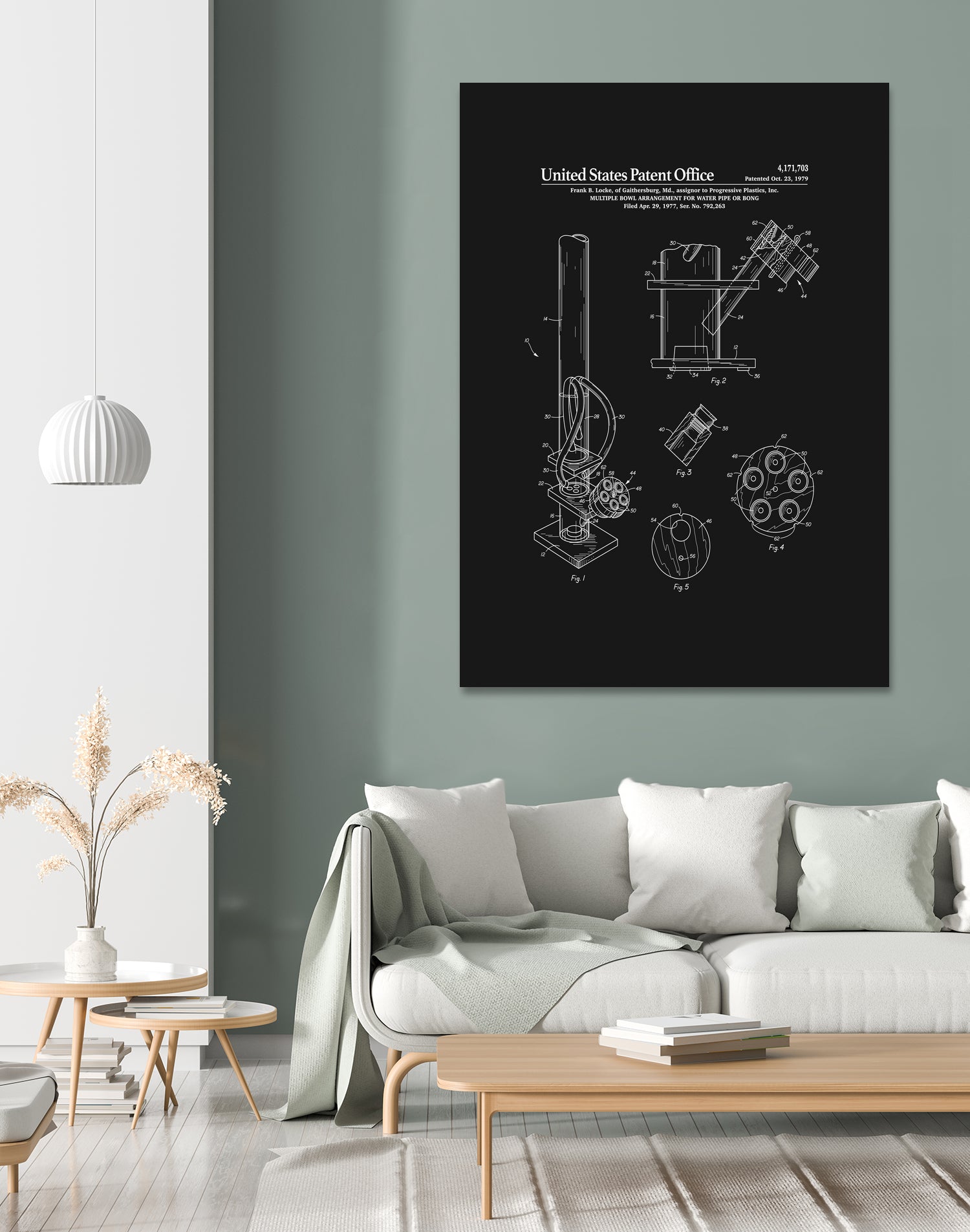 Bong Patent - Black by Finlay McNevin on GIANT ART - black typography