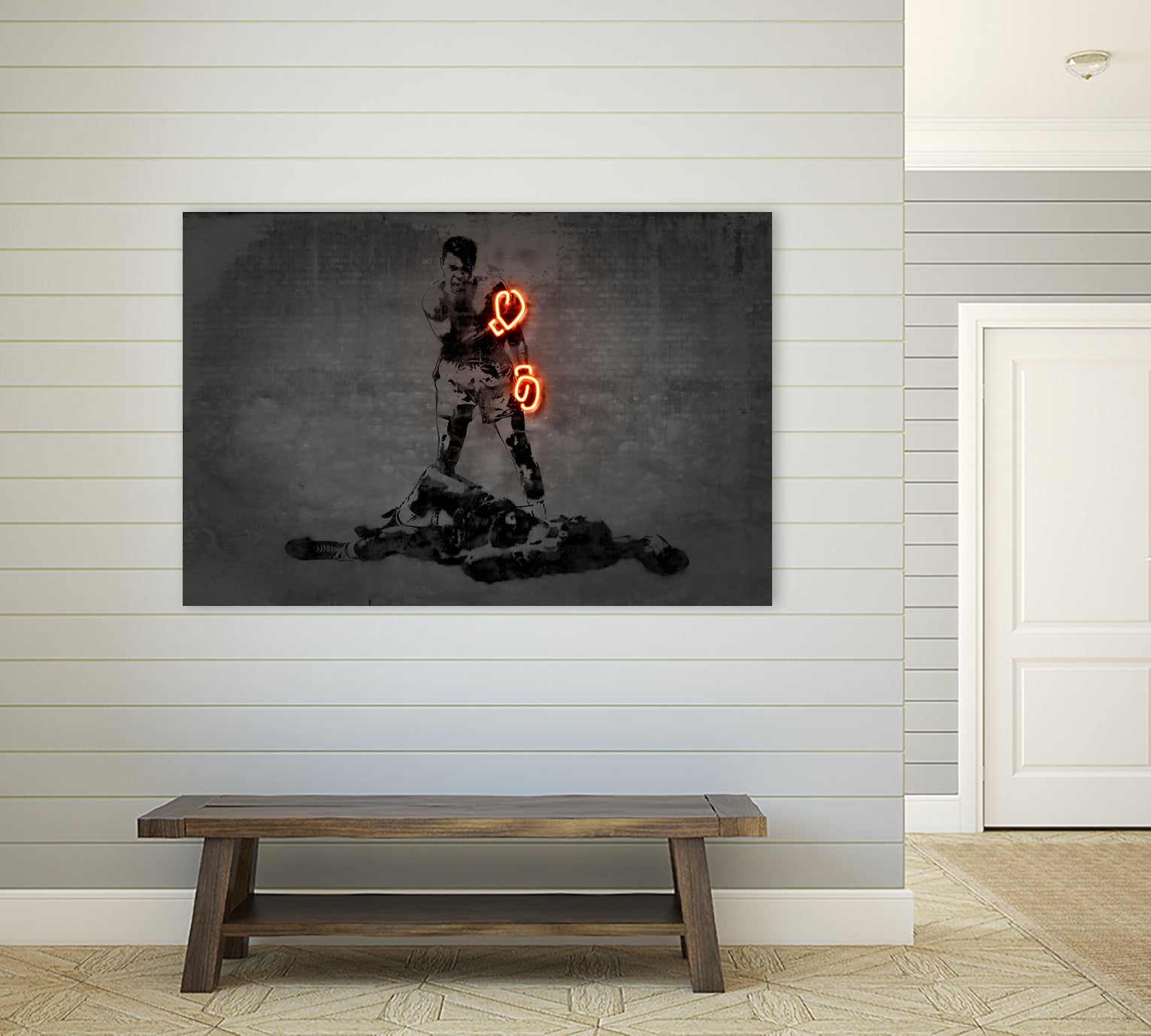 Ali by Octavian Mihai Mielu on GIANT ART - red photo manipulation