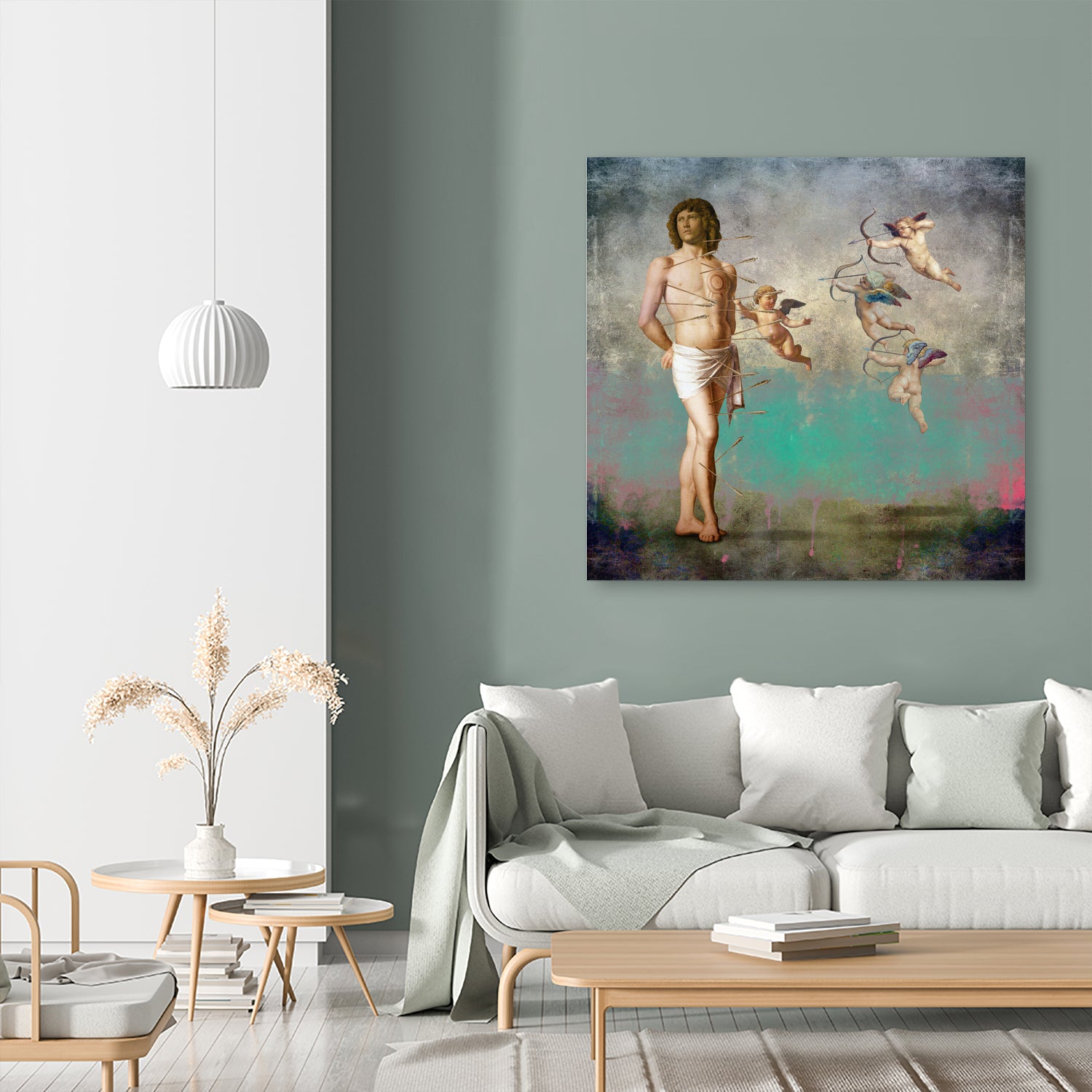 Teaching Archery by José Luis Guerrero on GIANT ART - green photo manipulation