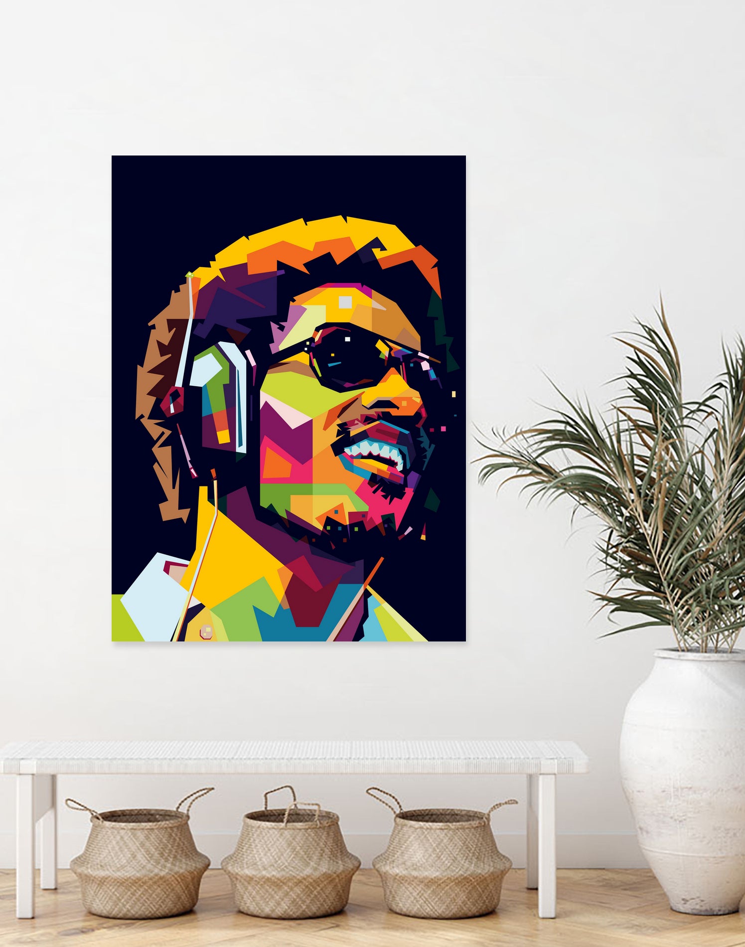 Stevie Wonder by Yusuf Yusuf Dedi Wijaya on GIANT ART - white vector illustration