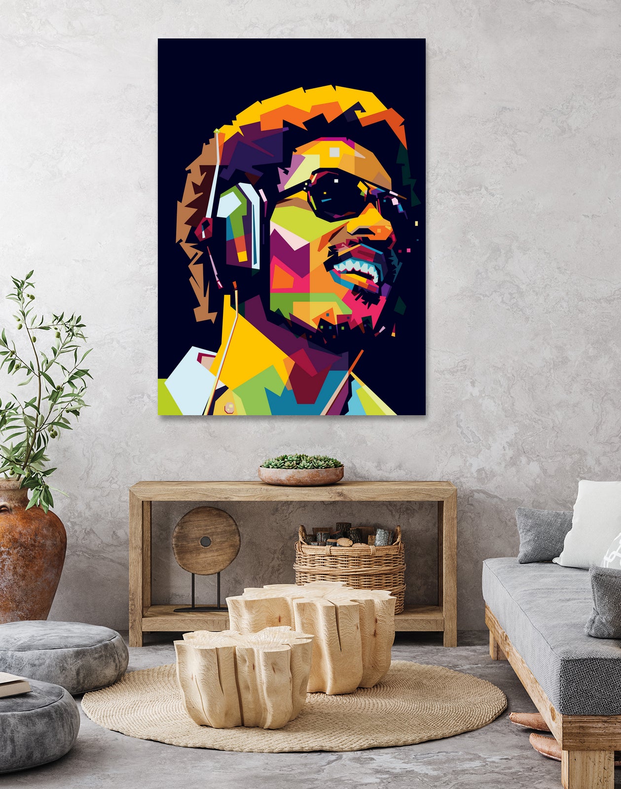 Stevie Wonder by Yusuf Yusuf Dedi Wijaya on GIANT ART - white vector illustration