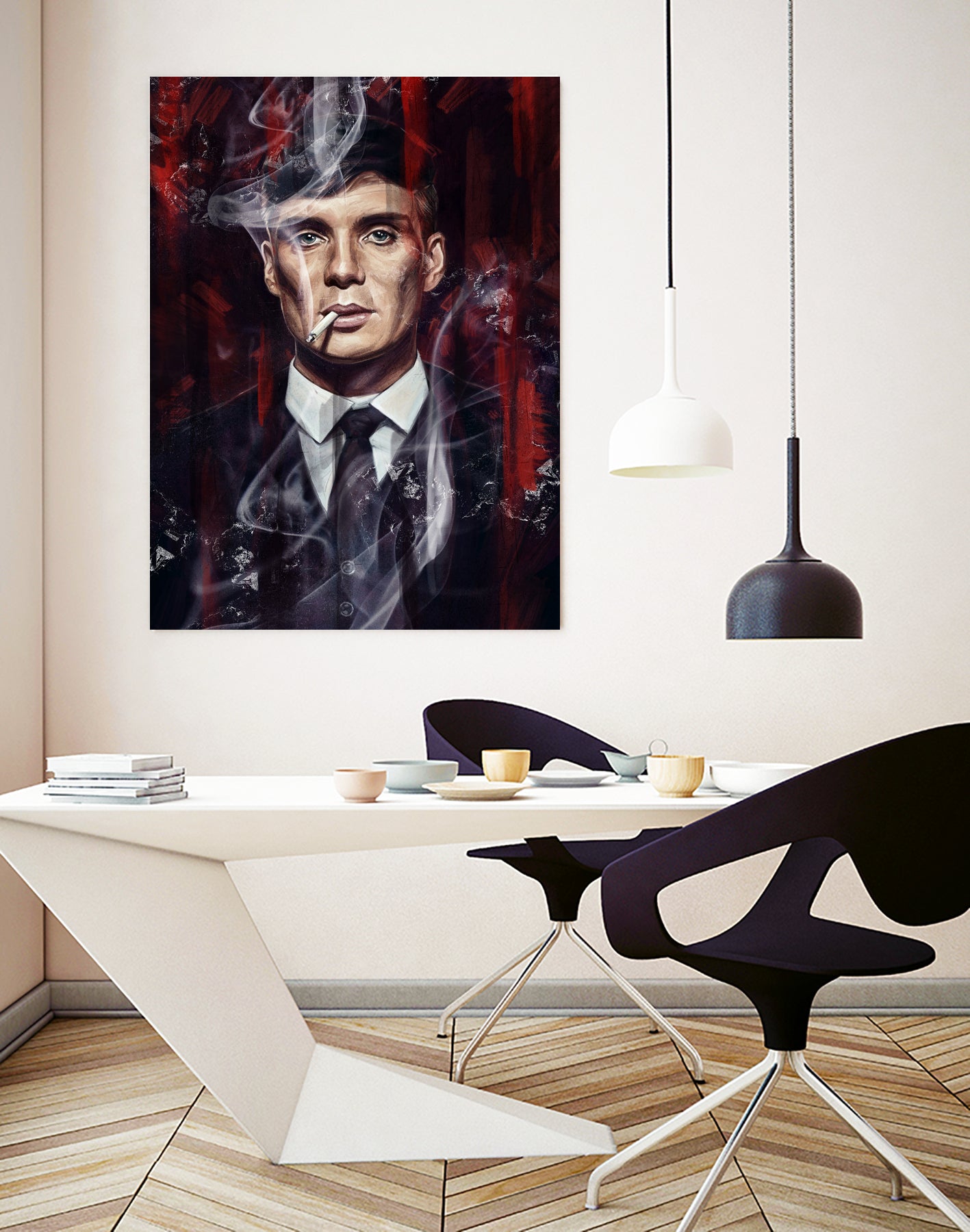 Peaky Blinders by Dmitry Belov on GIANT ART - black digital painting