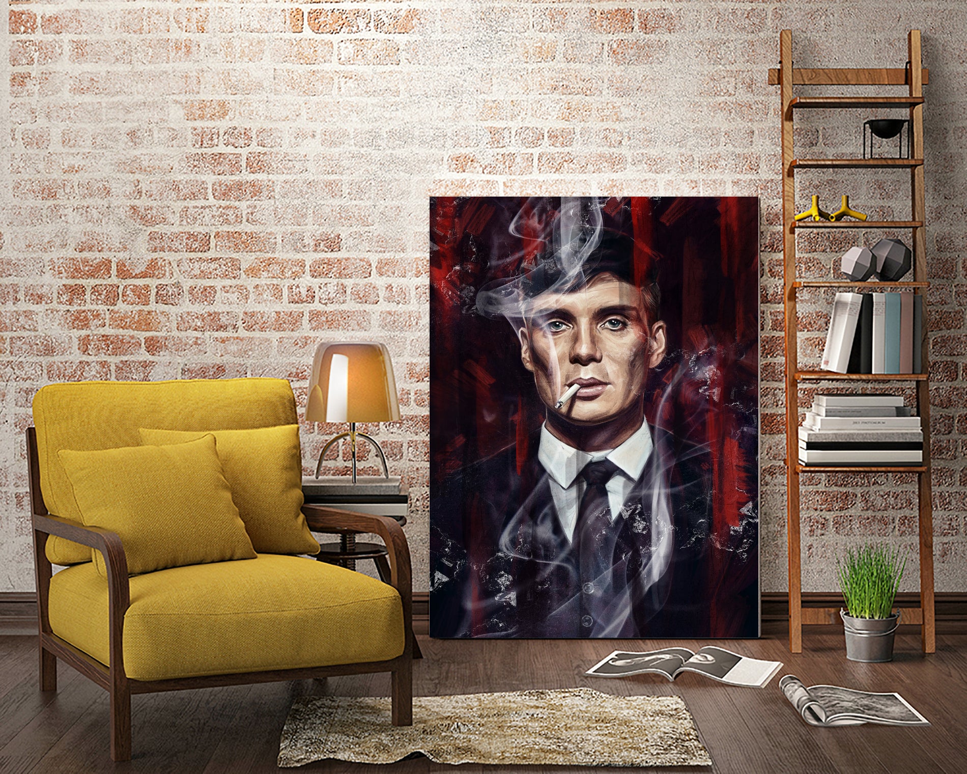Peaky Blinders by Dmitry Belov on GIANT ART - black digital painting