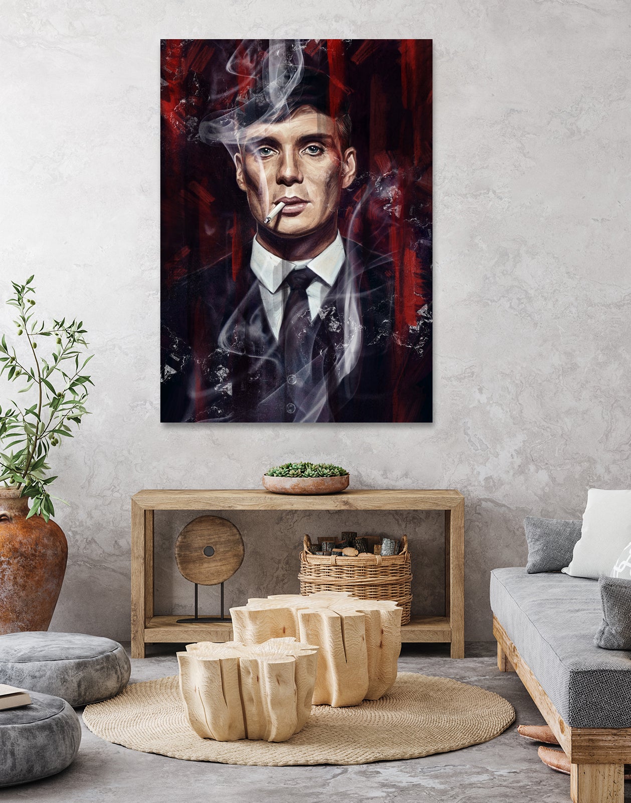 Peaky Blinders by Dmitry Belov on GIANT ART - black digital painting