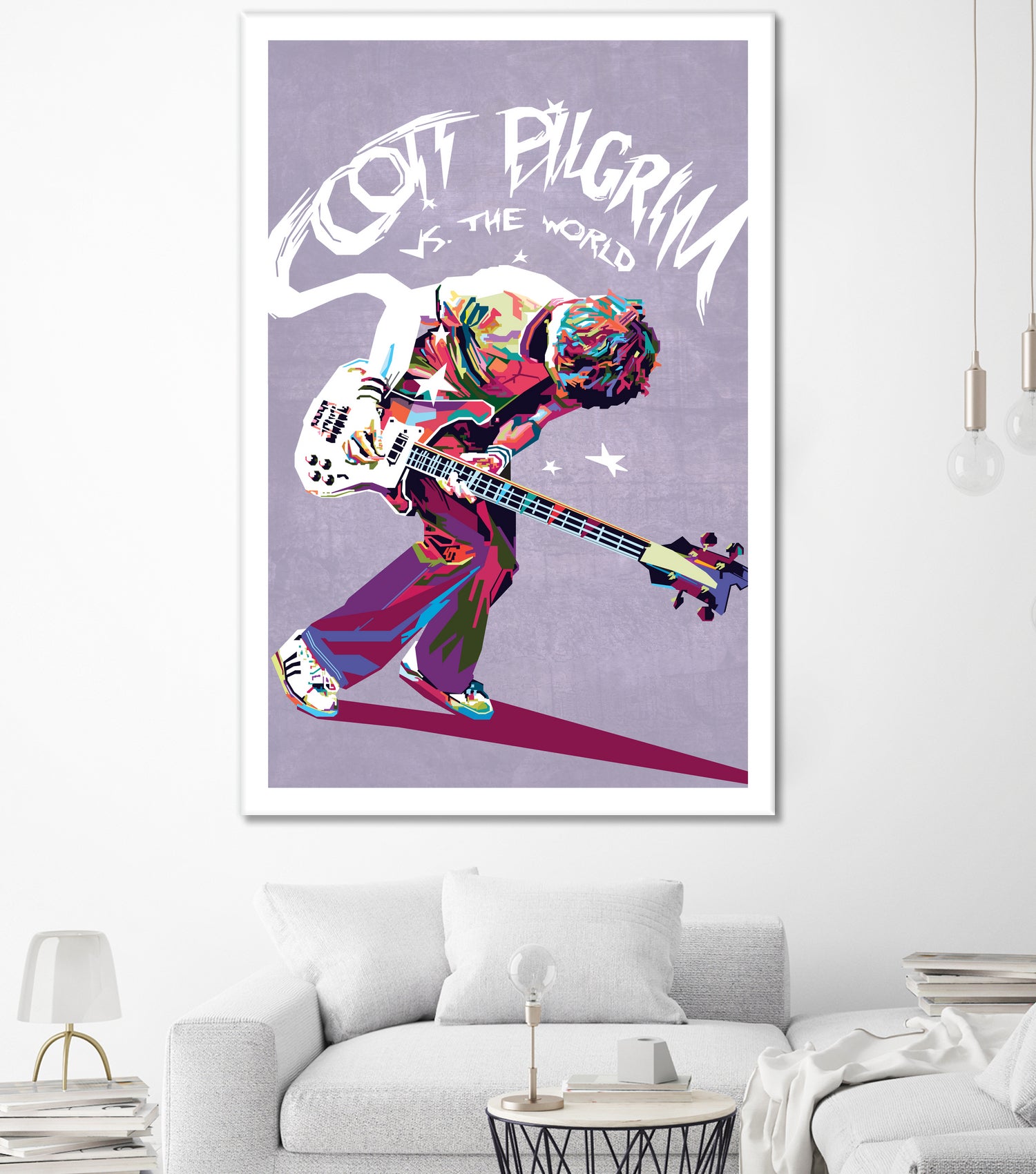 Scott Pilgrim vs The World by johan musa on GIANT ART - red photo illustration