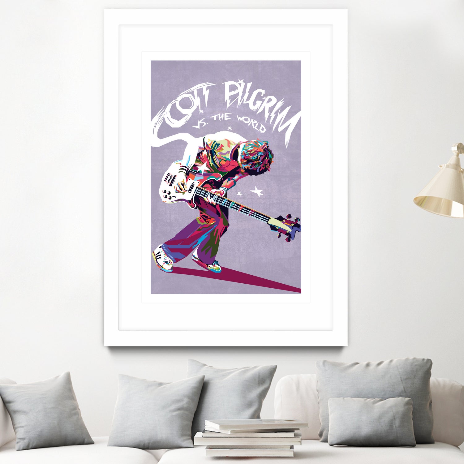 Scott Pilgrim vs The World by johan musa on GIANT ART - red photo illustration