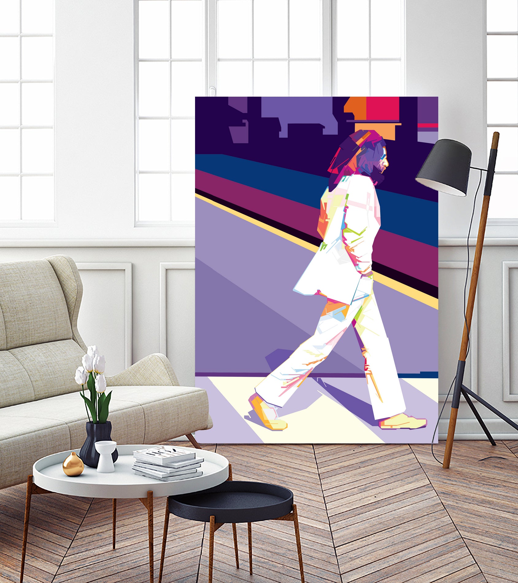 John Lennon by johan musa on GIANT ART - red photo illustration