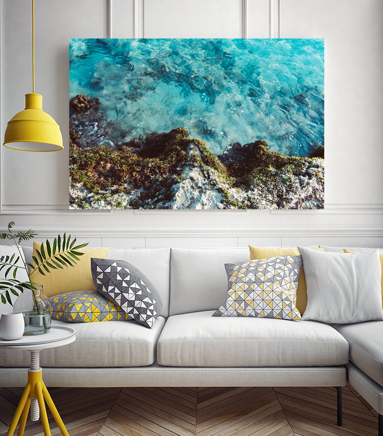 Blue Coast by Alex Tonetti on GIANT ART - blue photo illustration