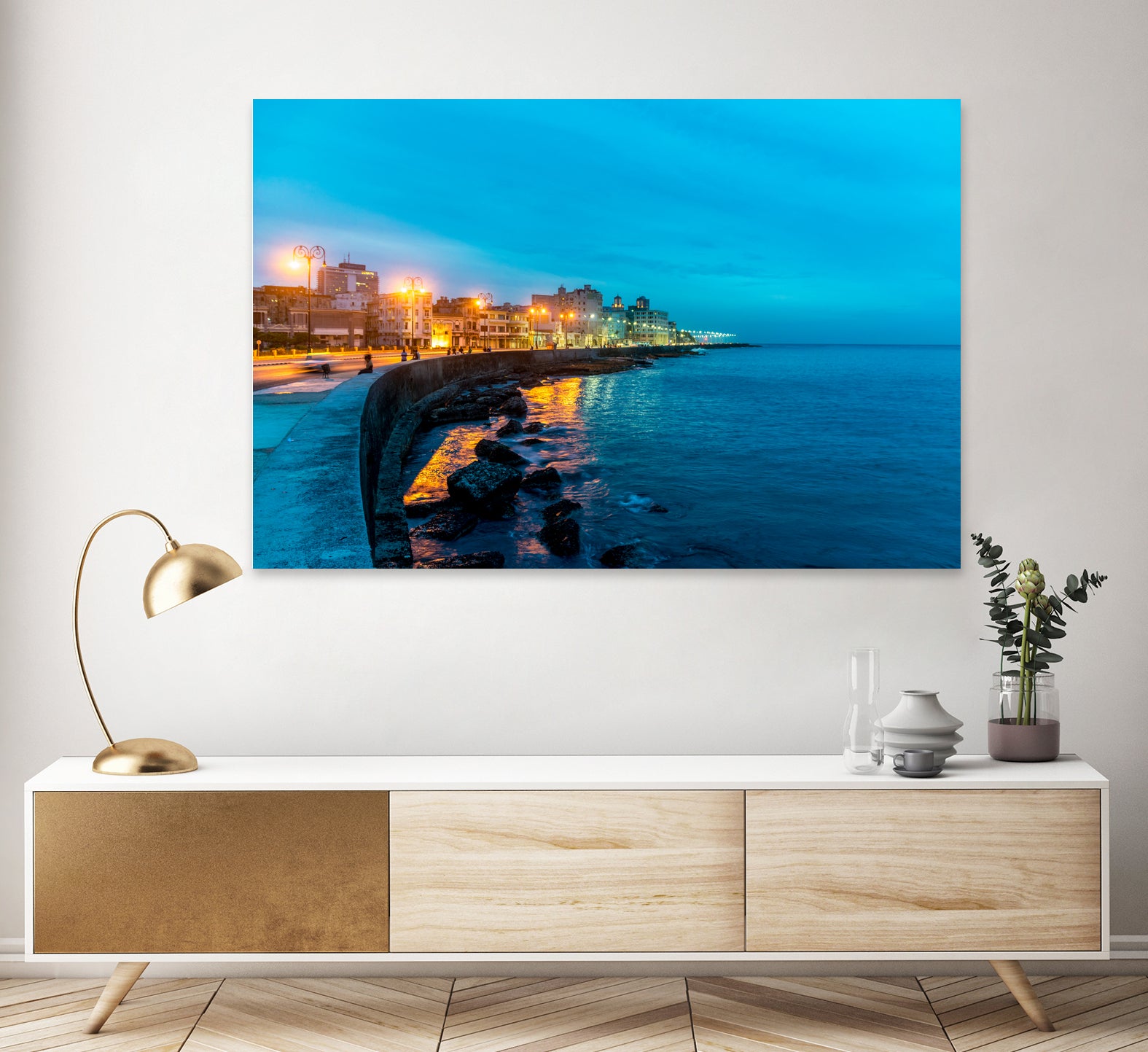 La Vida Nocturna by Alex Tonetti on GIANT ART - blue photo illustration