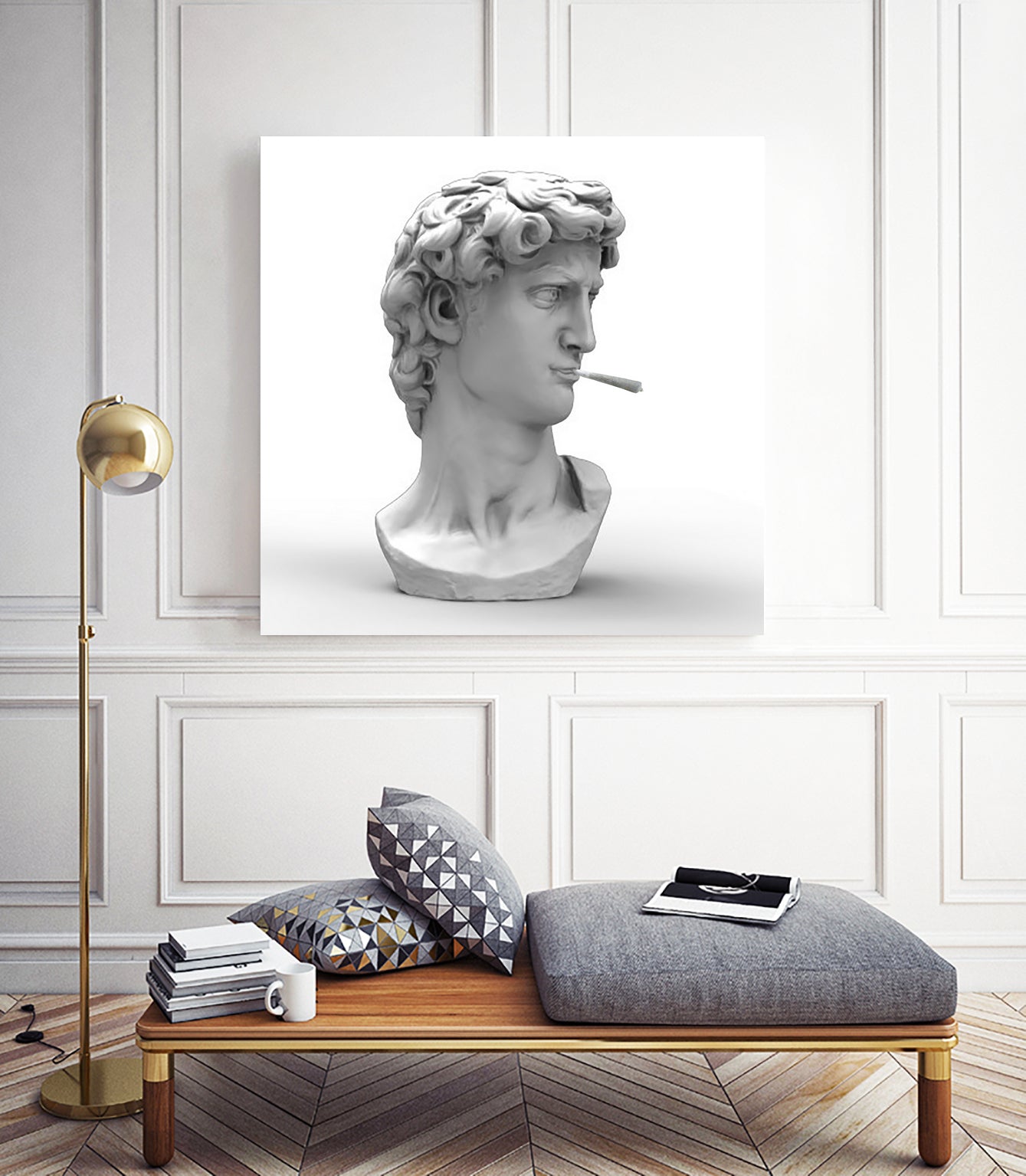 DOOBIE DAVID copy by Michael Benisty on GIANT ART - white digital drawing